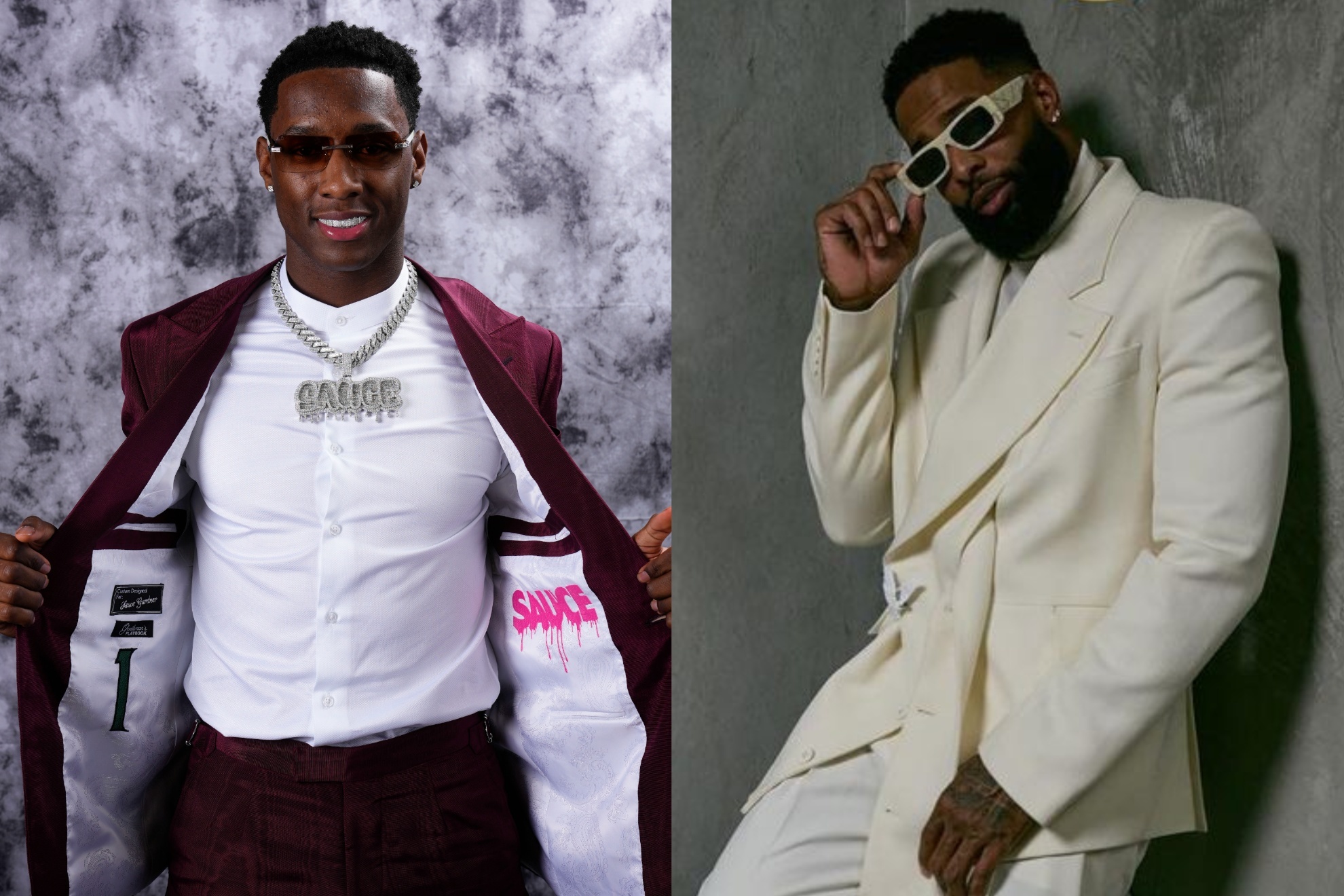 Jets Sauce Gardner and Ravens Odell Beckham Jr.