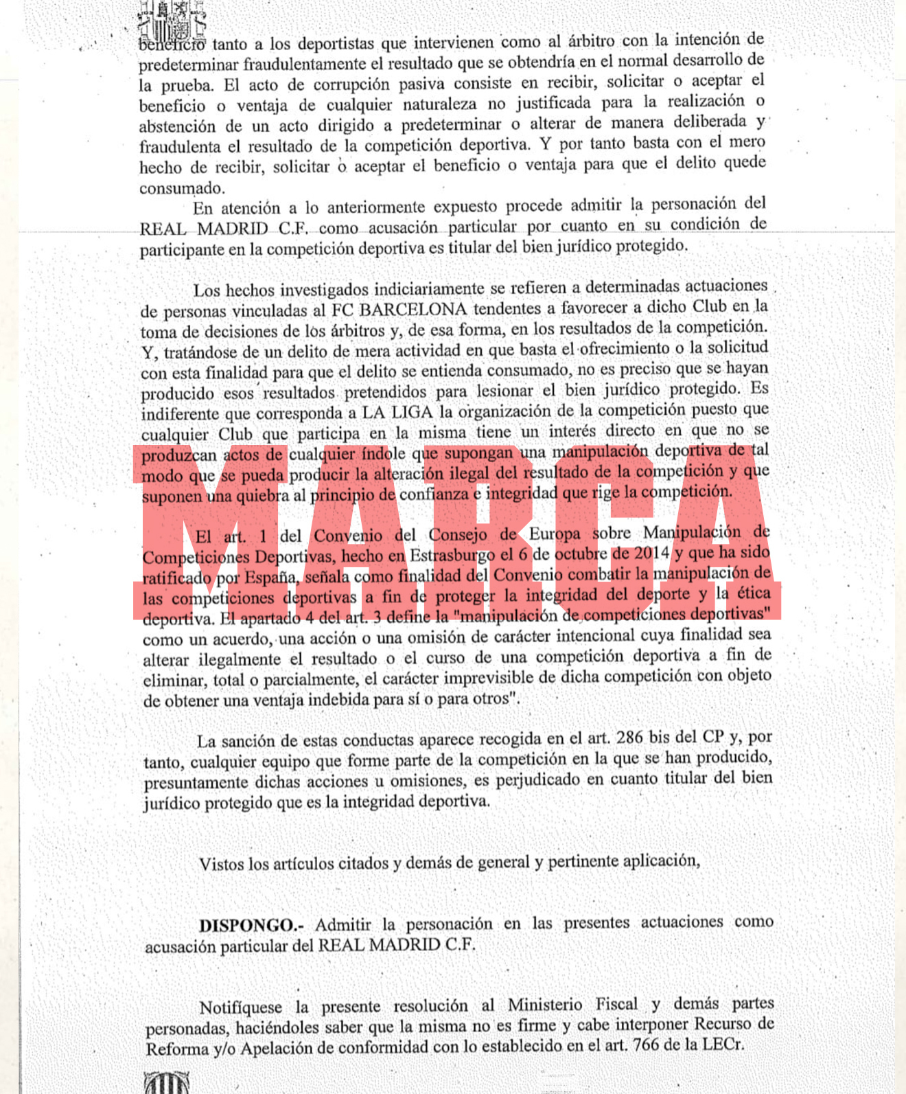 FC Barcelona: La jueza admite que el Real Madrid se persone en el 'caso ...
