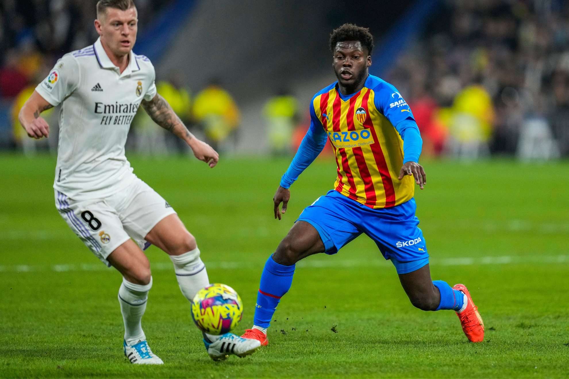Valencias Yunus Musah might move to the Premier League this summer.