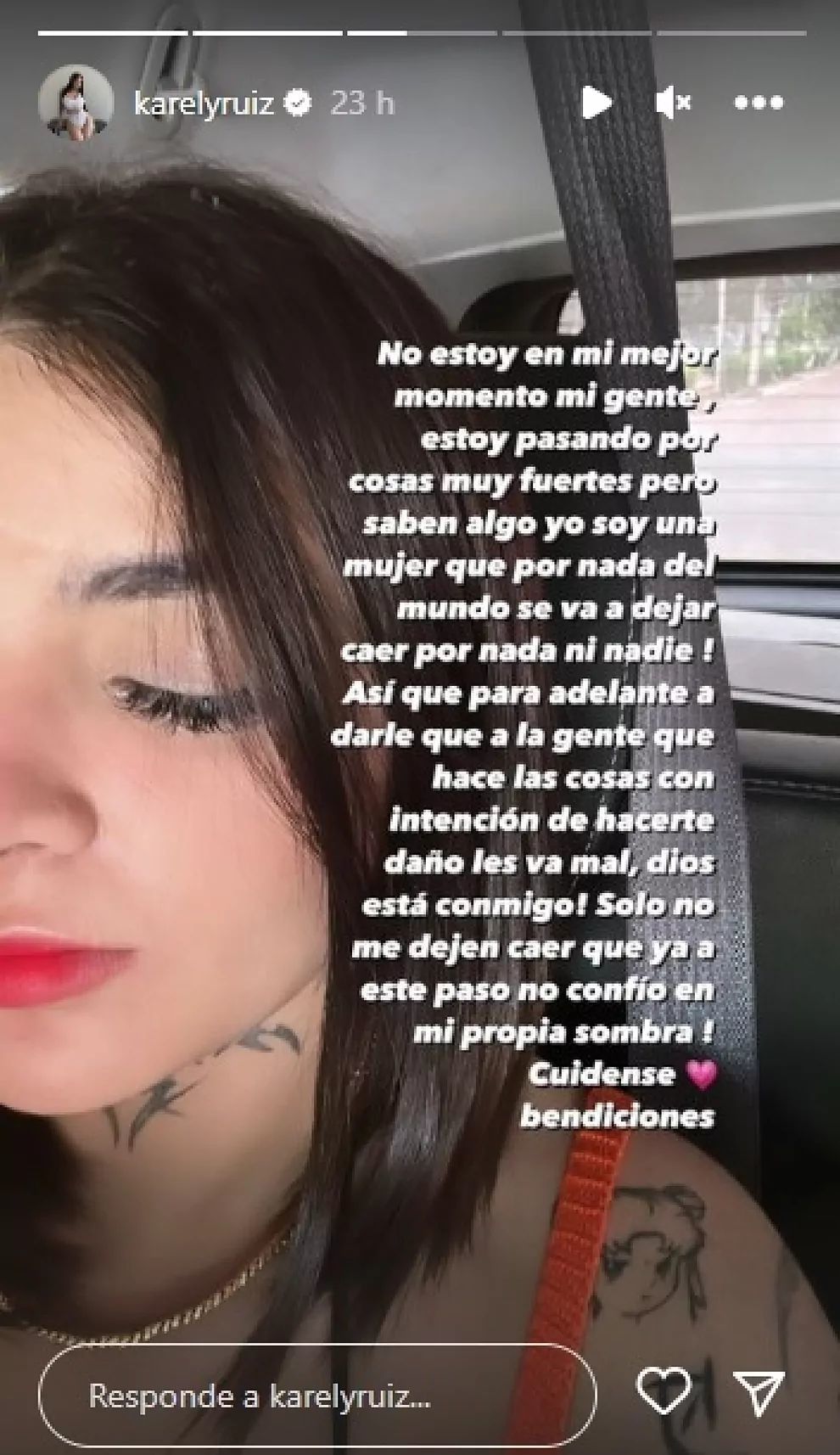 Why has Karely Ruiz worried her fans? Set off alarms with message on