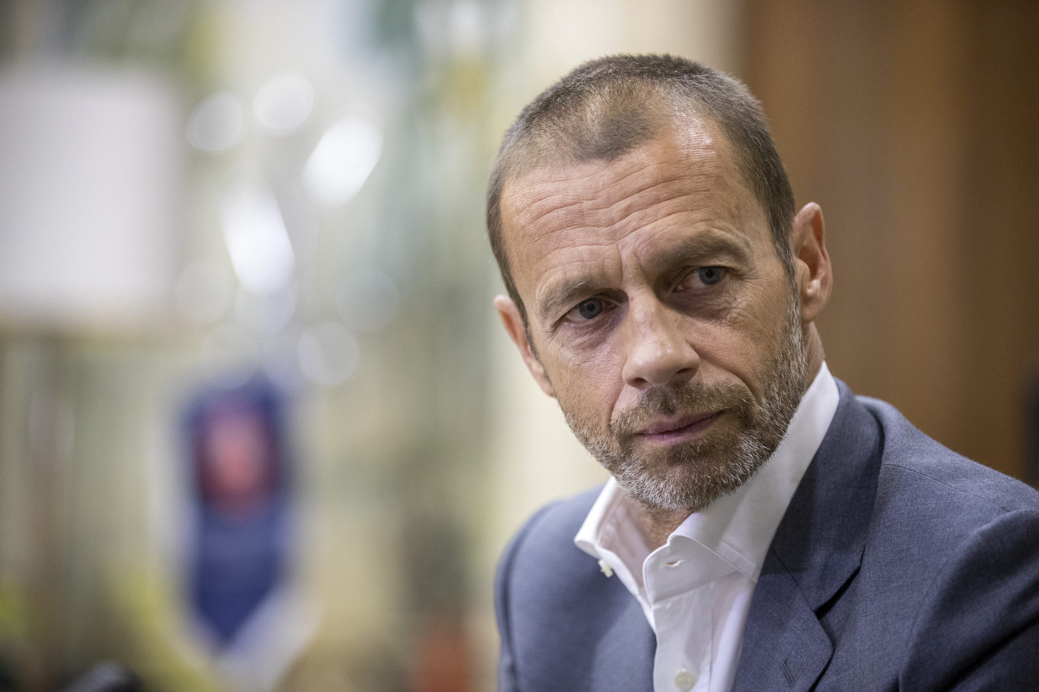 Aleksander Ceferin, presidente de la UEFA.