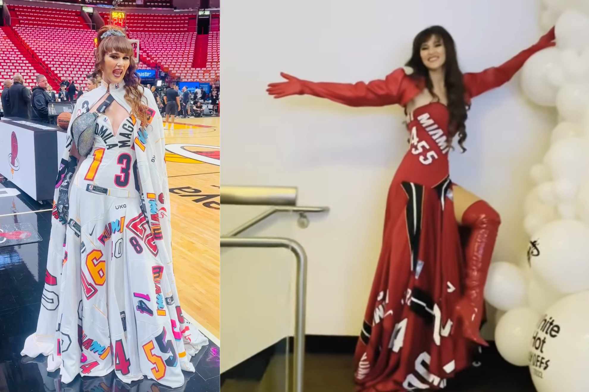 Who is Radmila Lolly? The courtside Miami Heat dress lady at NBA Finals |  Marca