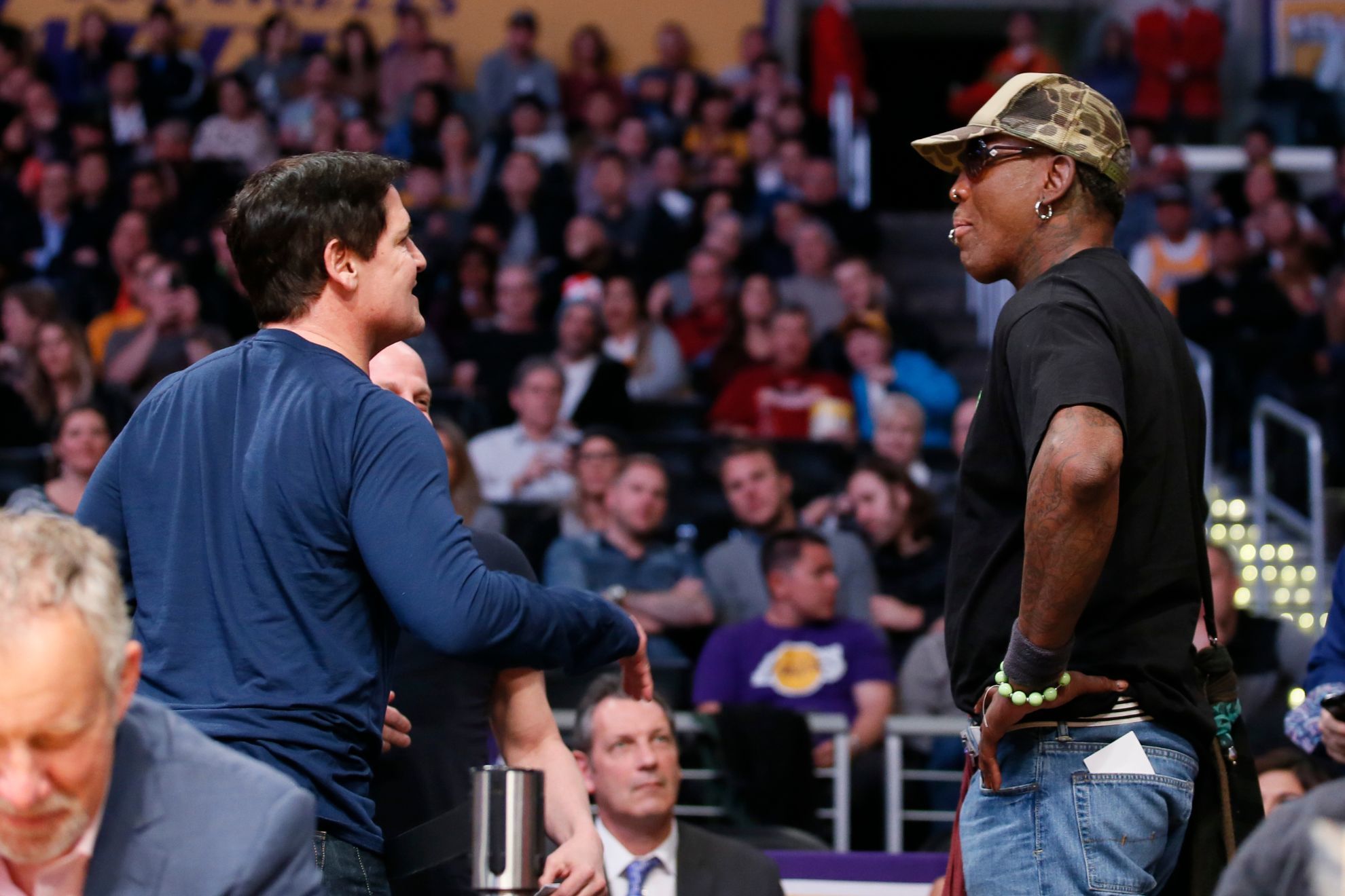 Dennis Rodman recalls living with Mark Cuban, playing NBA game with broken penis