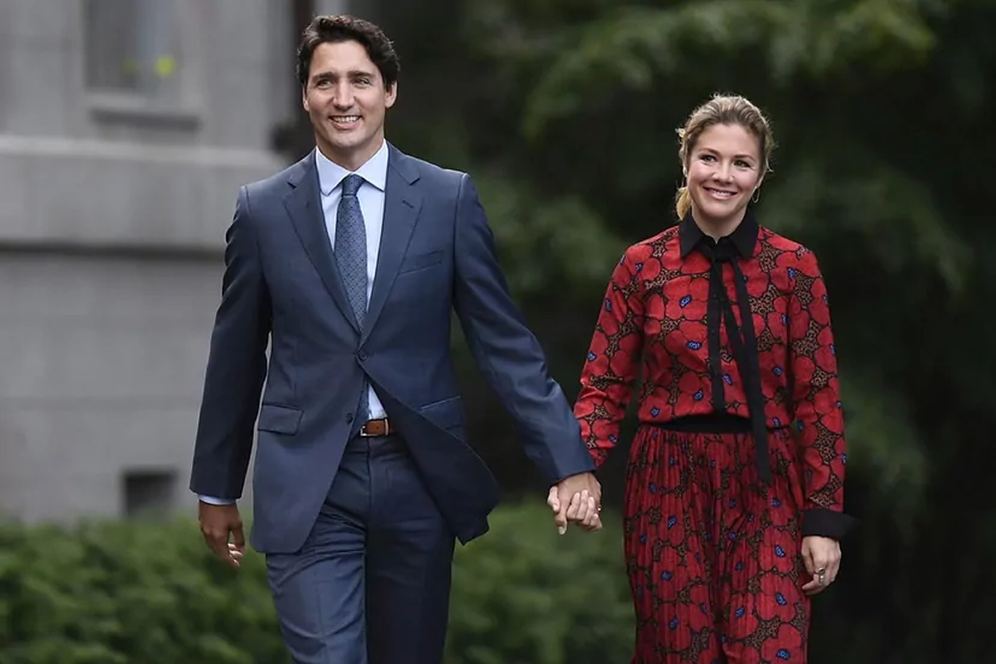 Justin Trudeau and Sophie Gregoire Trudeau