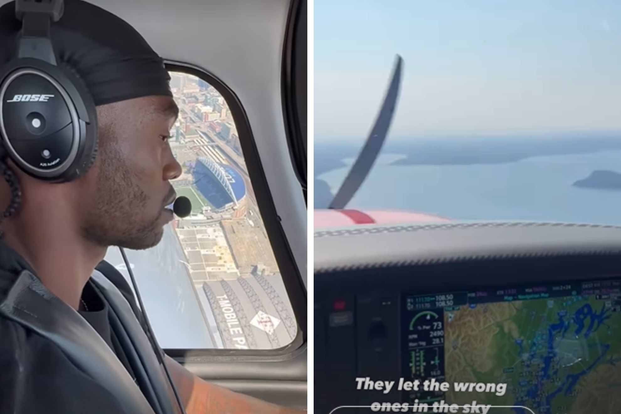 Cowboys WR Brandin Cooks, a licensed pilot, takes Micah Parsons flying
