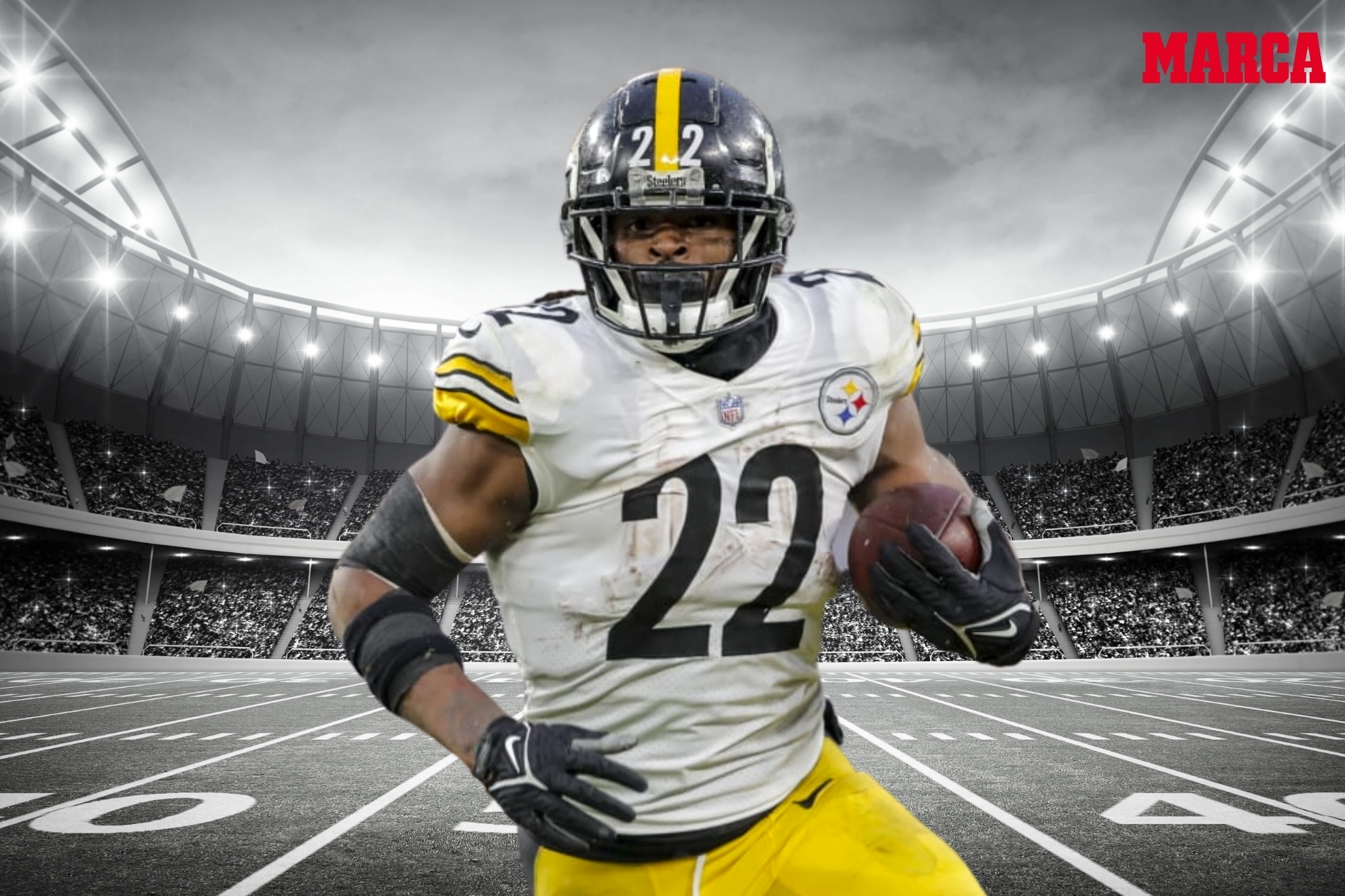 Najee Harris currently being drafted as a 1st round RB in Fantasy Football. He is one of the main Draft Busts ahead of 2023.