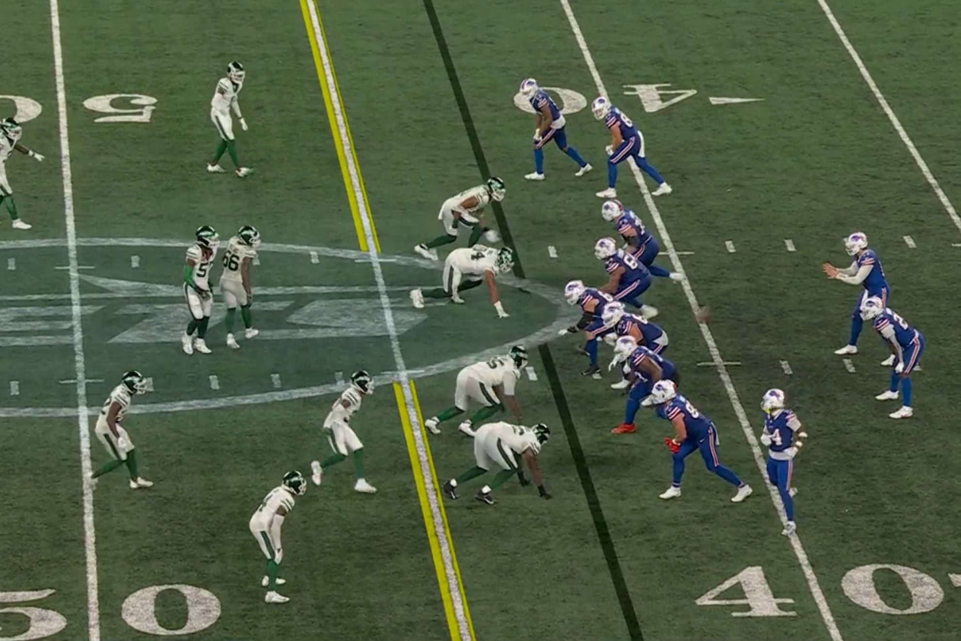 Allen has been picked off three times in the MNF game