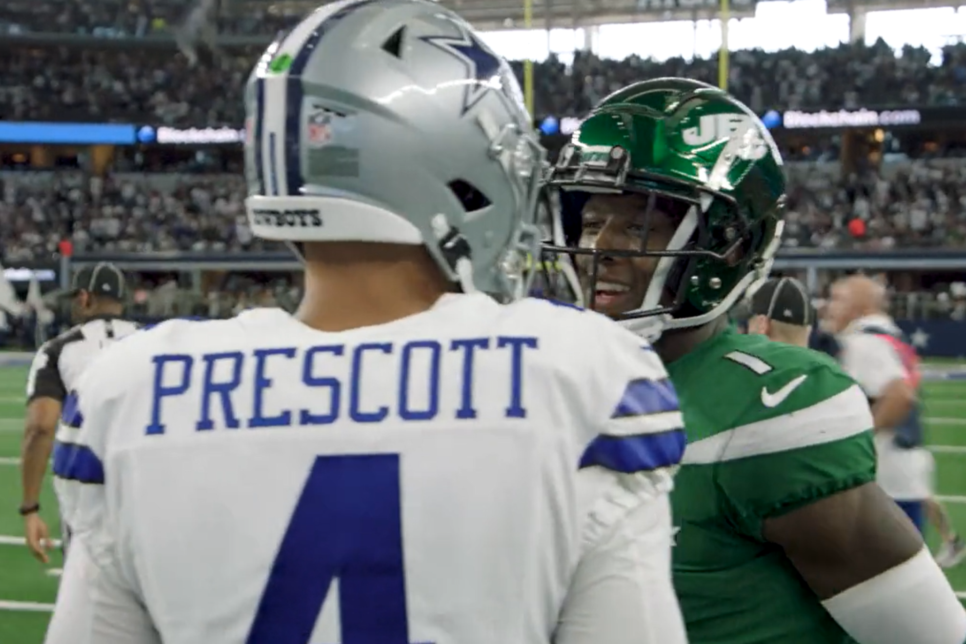 Dak Prescott and Sauce Gardner talk postgame.