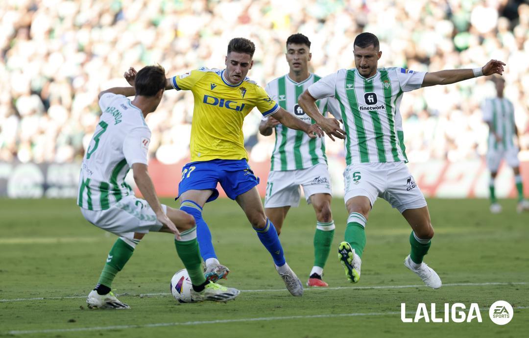 Betis - Cádiz: resumen, resultado y goles del partido de LaLiga EA Sports