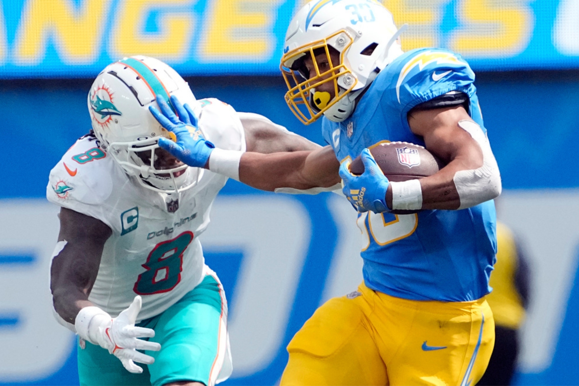 Ekeler has not played since Week 1