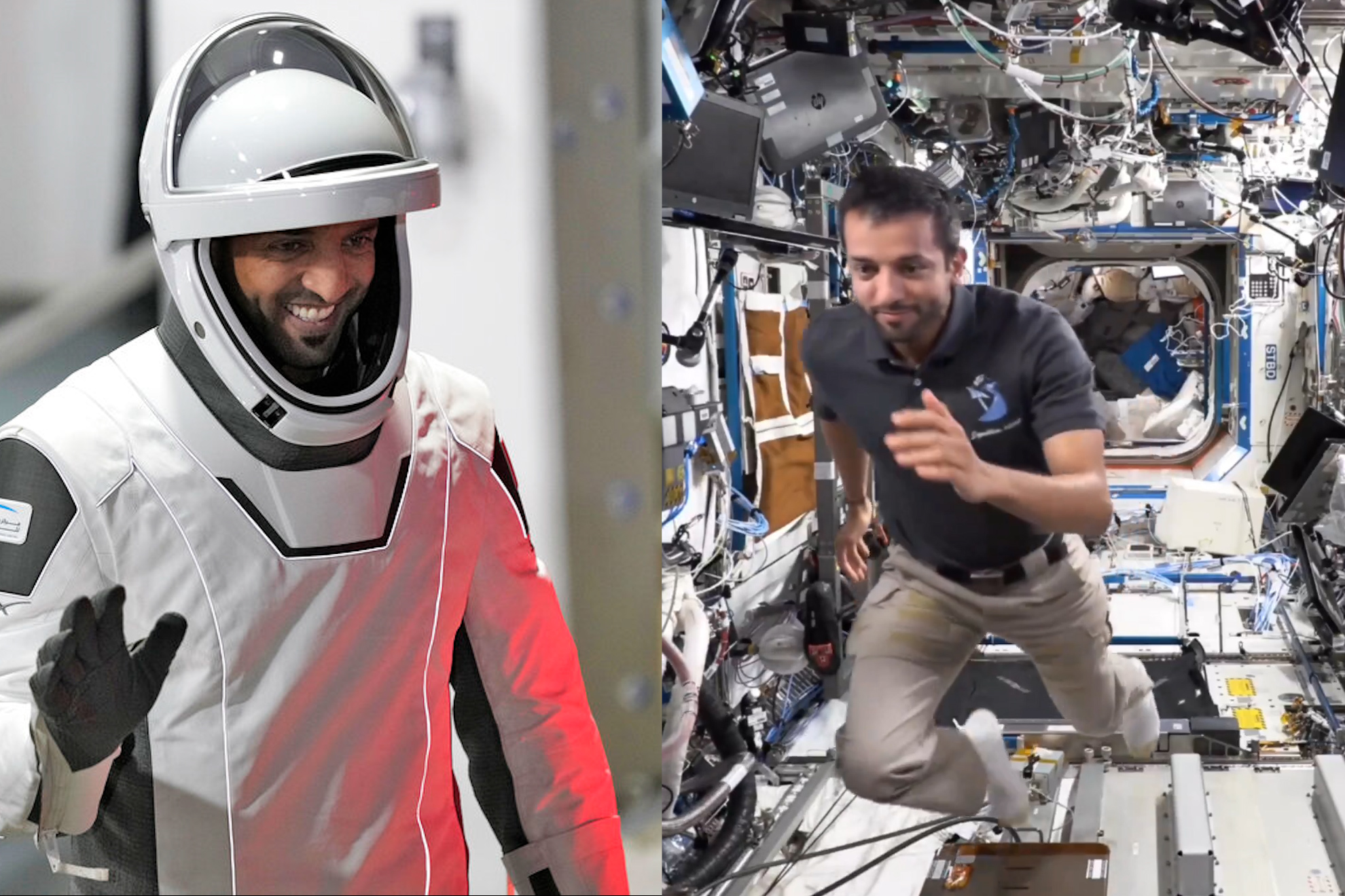 Arab astronaut Sultan Al Neyadi.