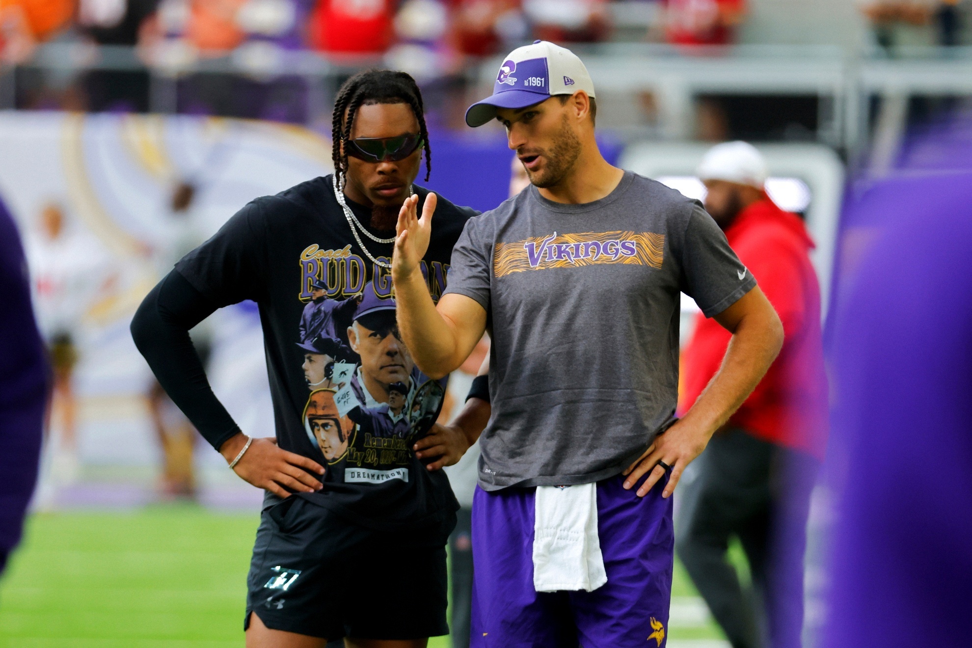 Kirk Cousins and Justin Jefferson have incredible on-field chemistry.