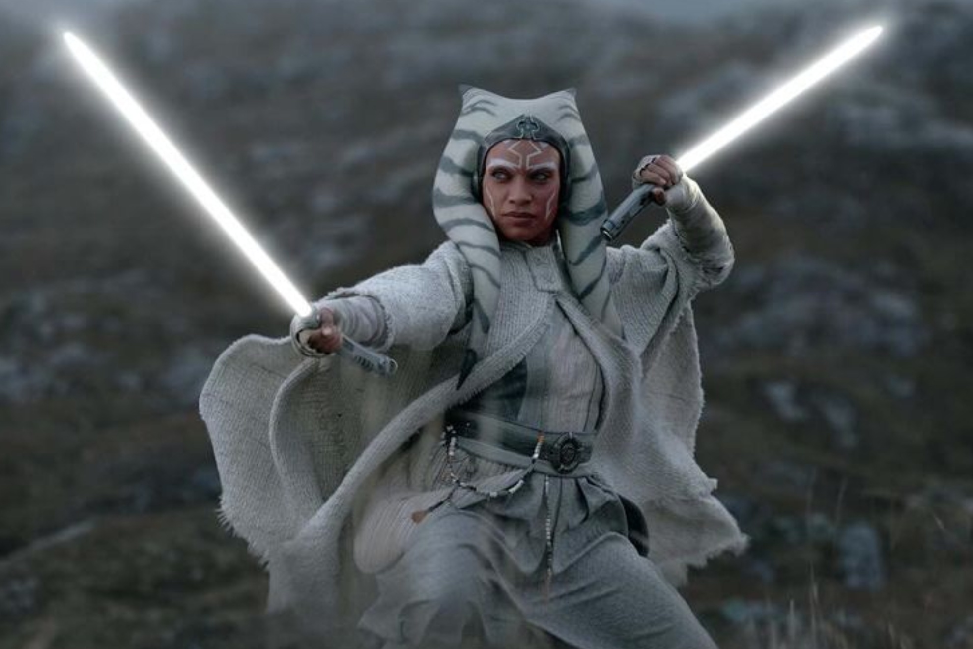 Rosario Dawson as the title character in Ahsoka.