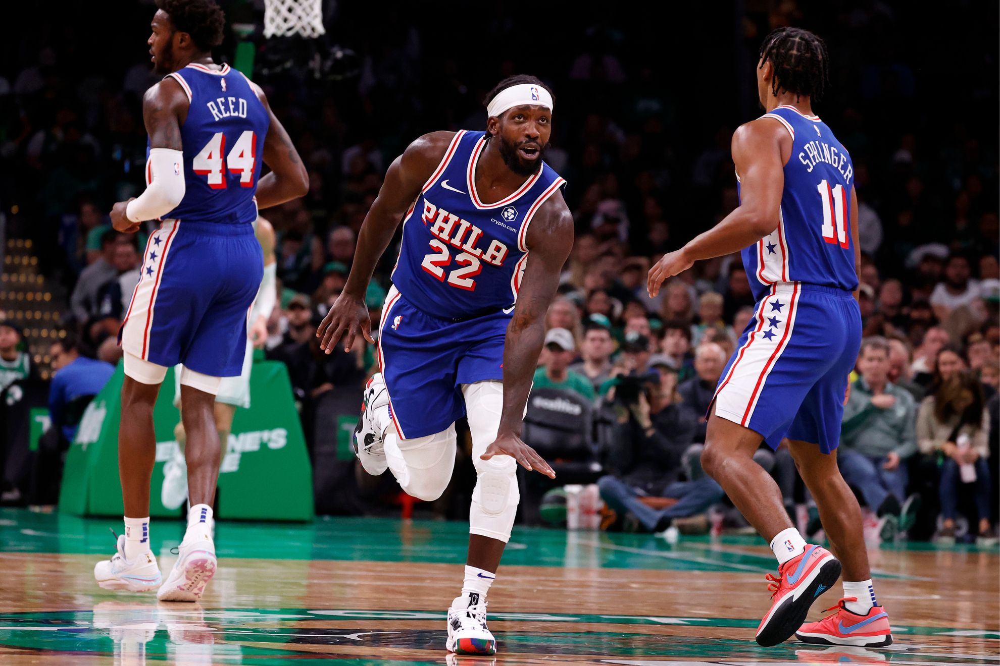 Beverley hits the too small taunt.