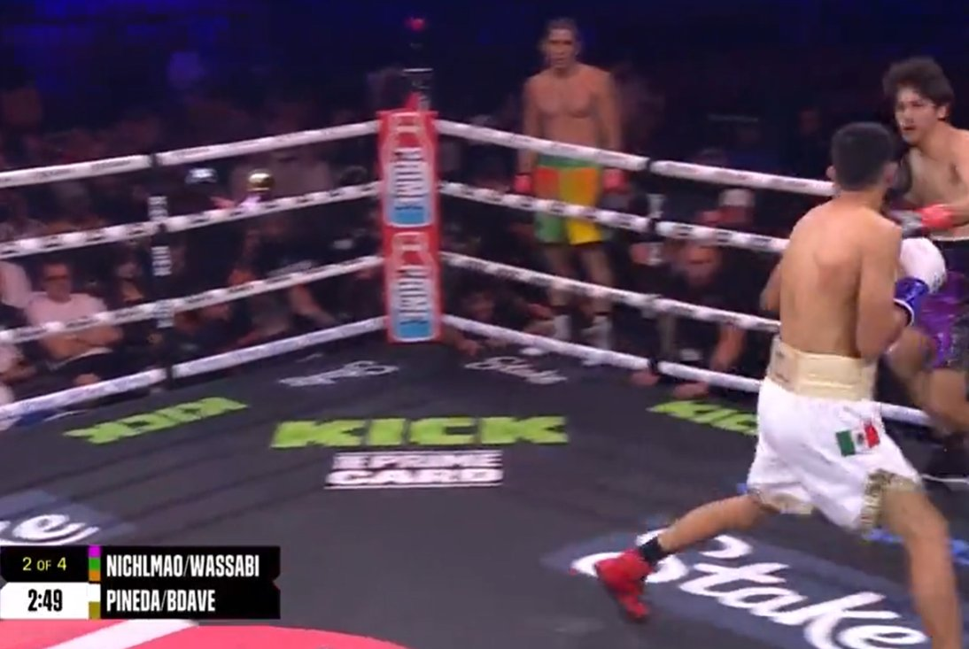 Luis Pineda in the ring.