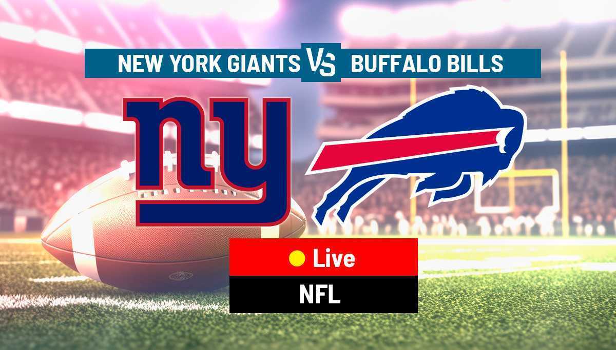 The Bills are hoping to keep pace in the AFC East -- while the Giants want out of the NFC East cellar.