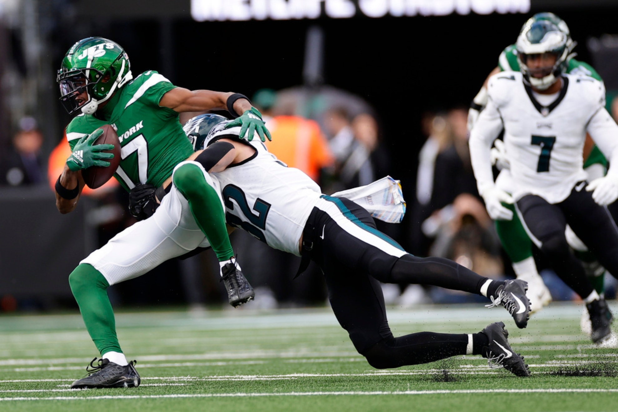 Wilson spoke after the Jets remarkable win over the Eagles