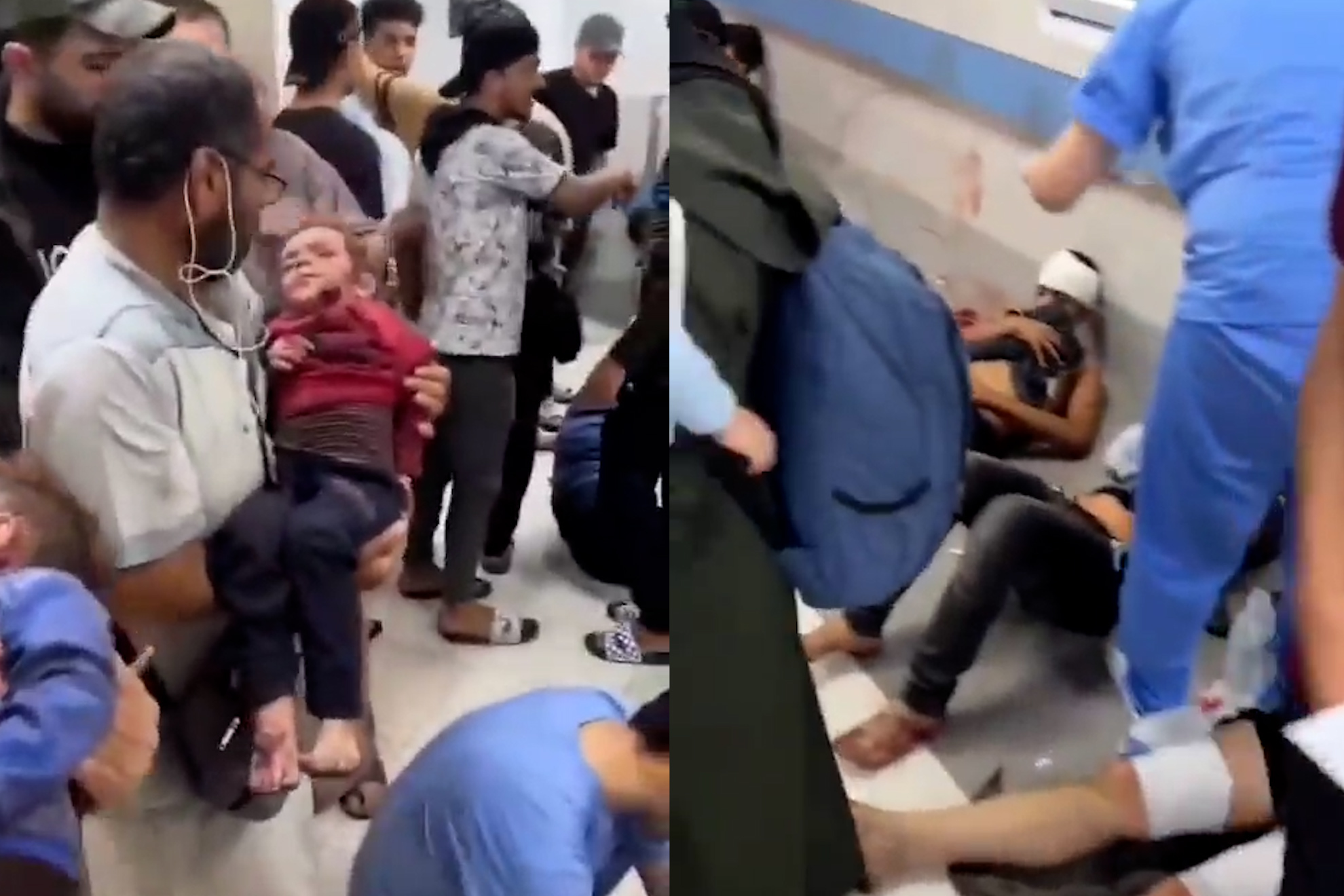 Hamas confirms more than 500 dead after Gaza hospital bombed, israeli authorities deny it