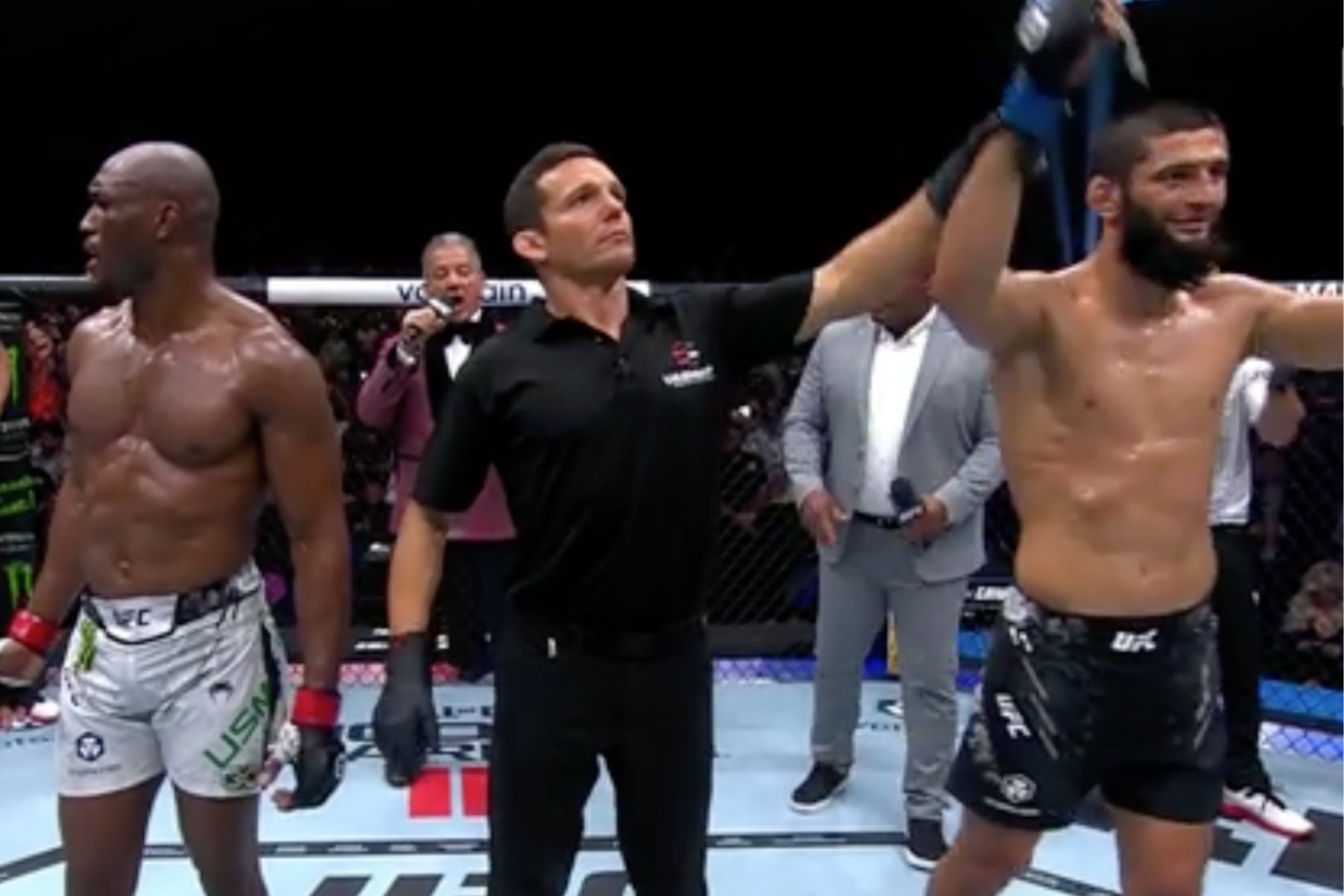 Khamzat Chimaev comes out the victor in a great fight against Kamaru Usman.