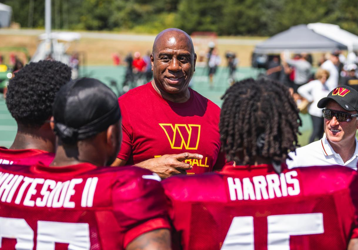 Magic Johnsons outlook for the Washington Commanders regular season has changed after another tough loss.