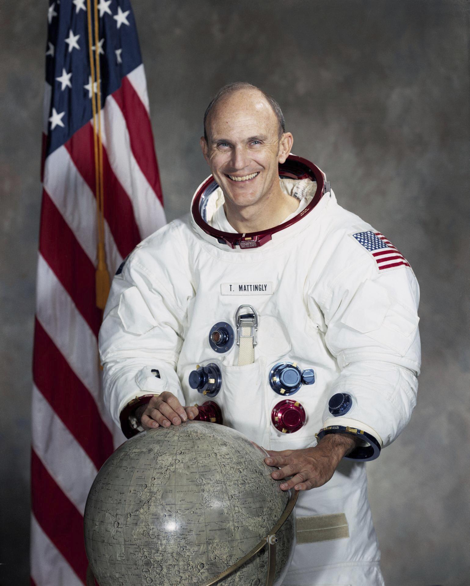 This photo released by NASA shows astronaut Ken Mattingly.