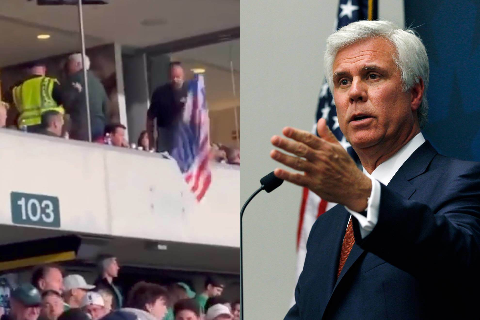 Eagles reveal the truth behind controversial video of political figure being removed from stadium after displaying an Israel flag