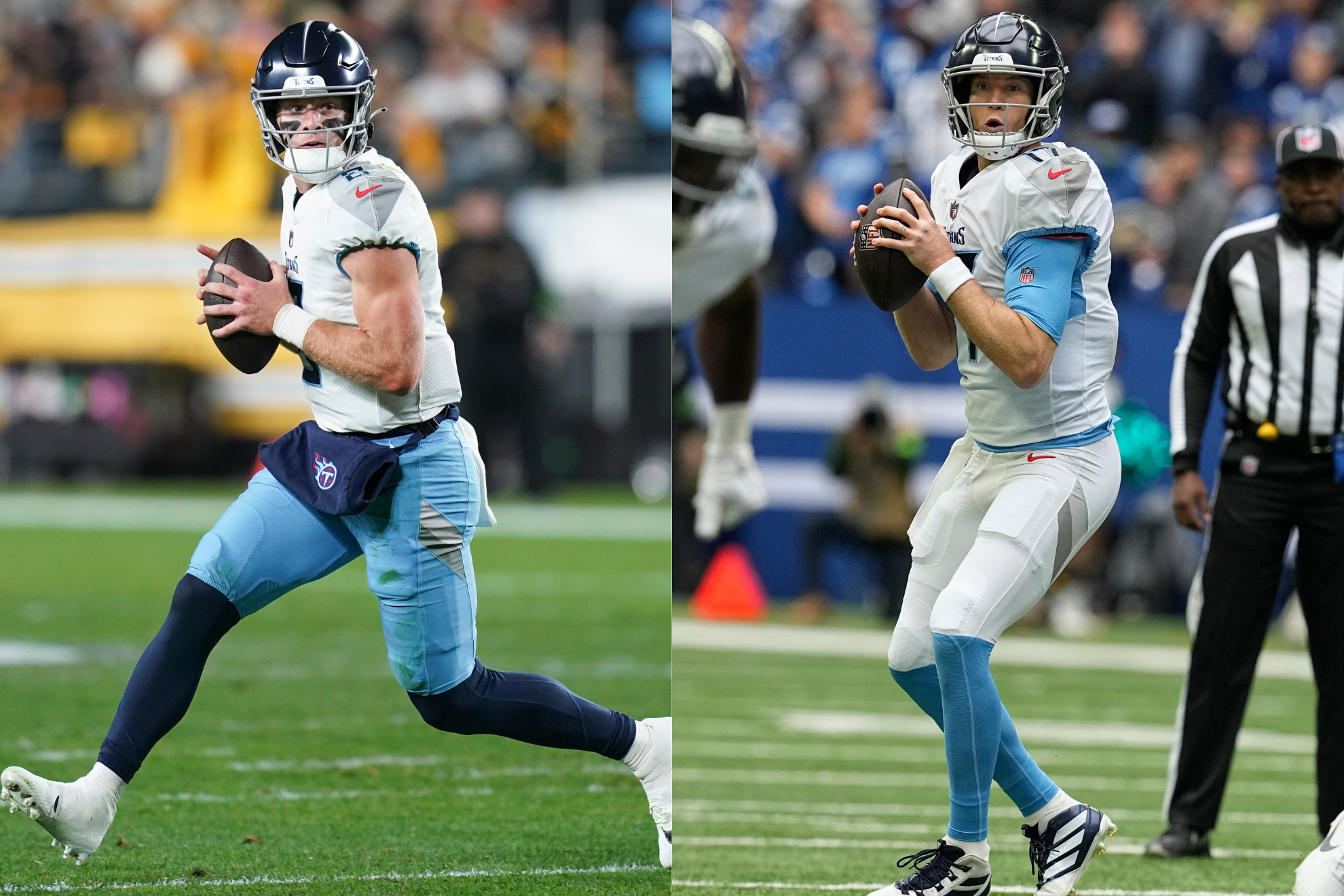 Will Levis and Ryan Tannehill made the choice diffcult for Mike Vrabel.