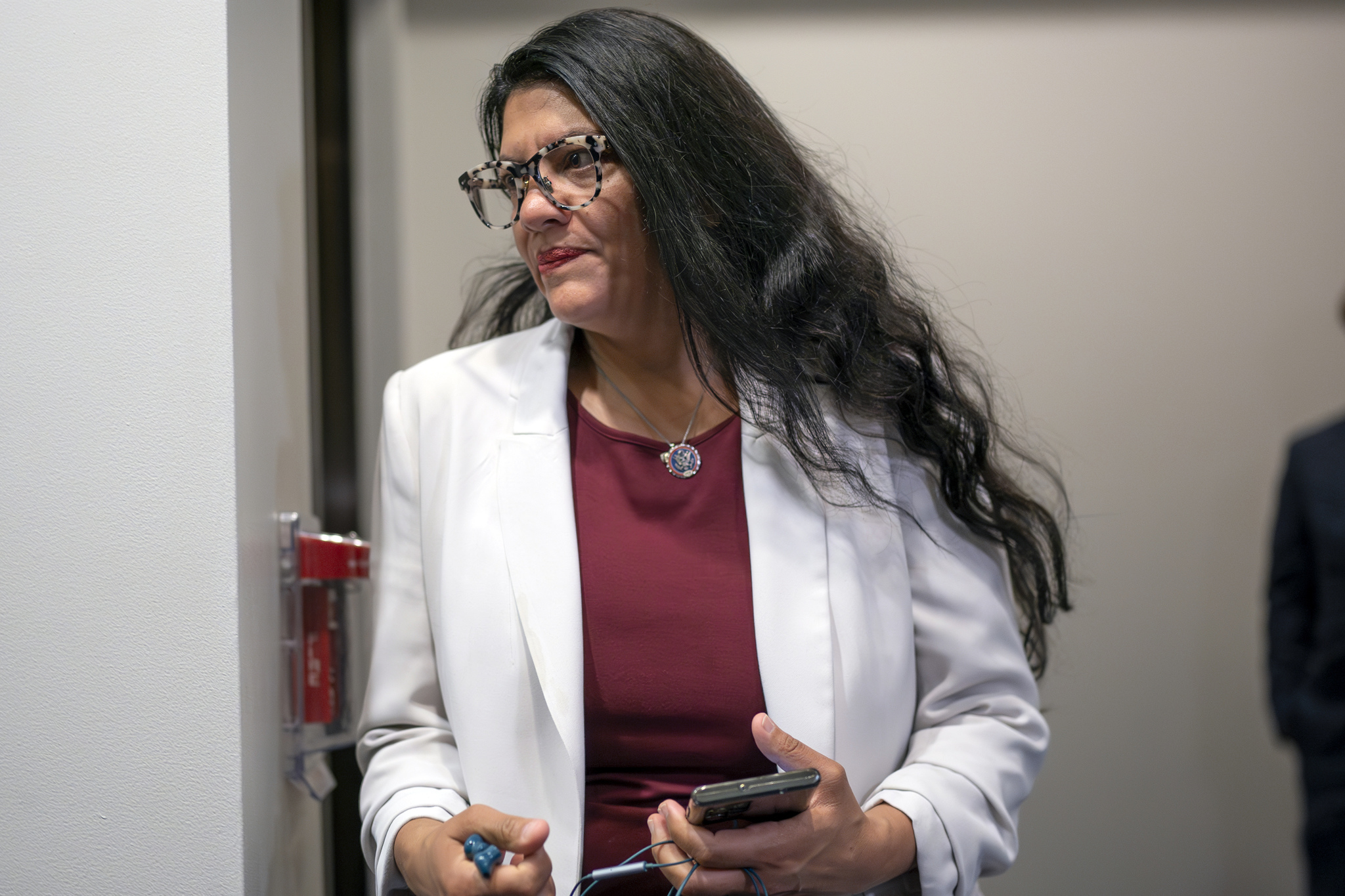 Rashiba Tlaib, the only Palestinian American in the US Congress.