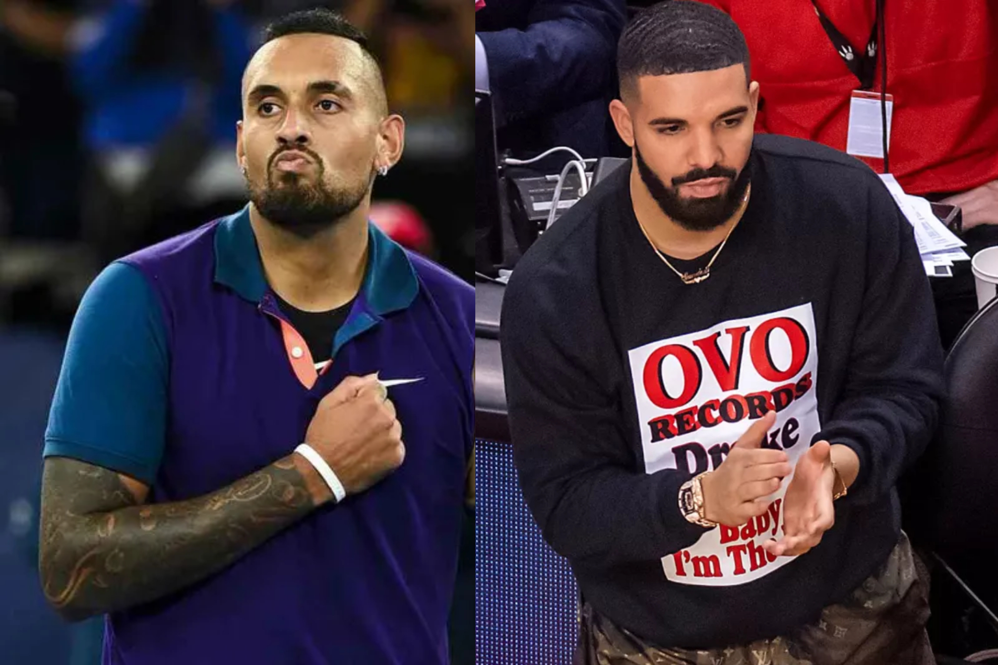 Kyrgios and Drake