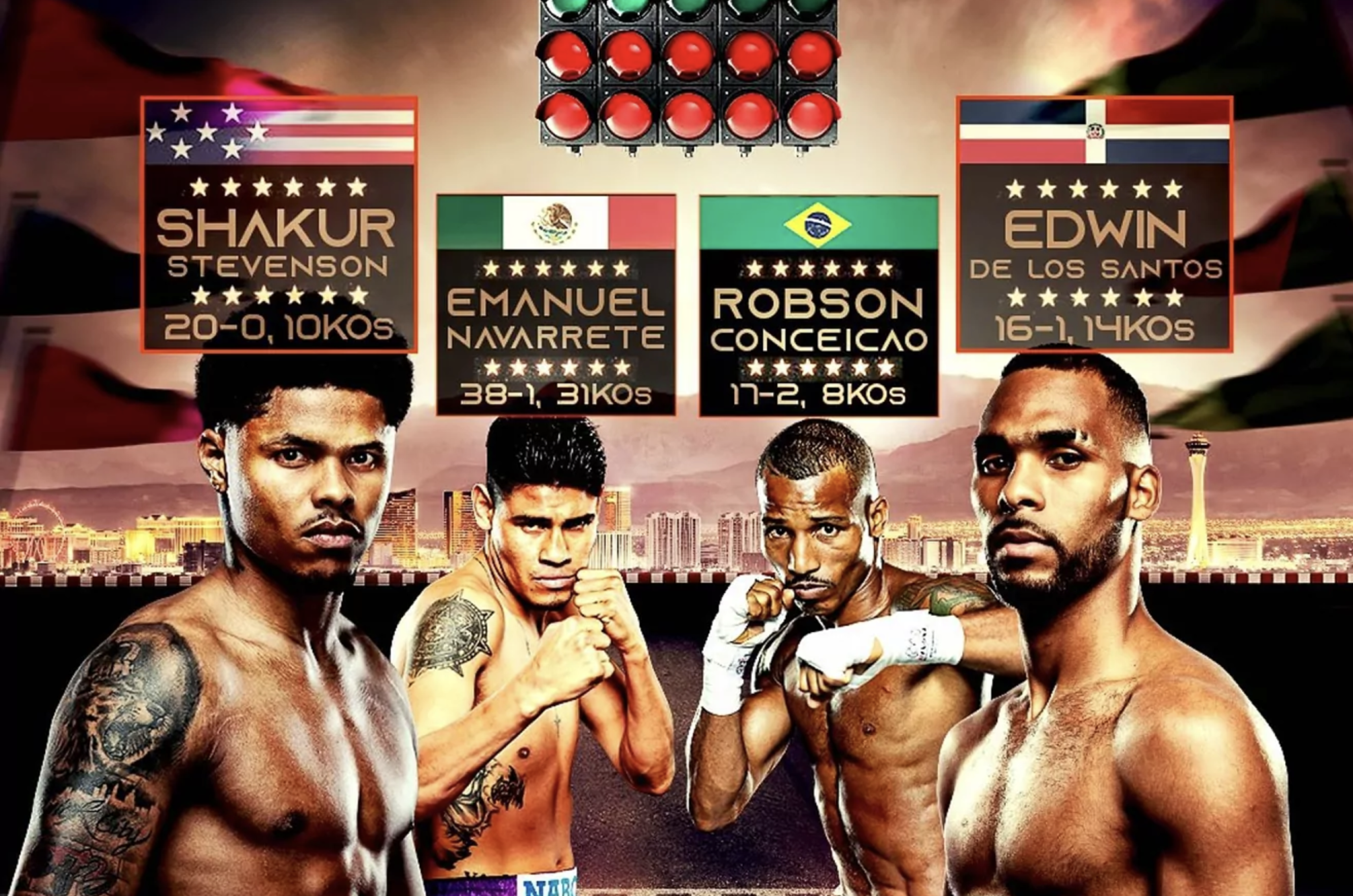 Stevenson vs De los Santos card: What fights are set to take place on Thursday?