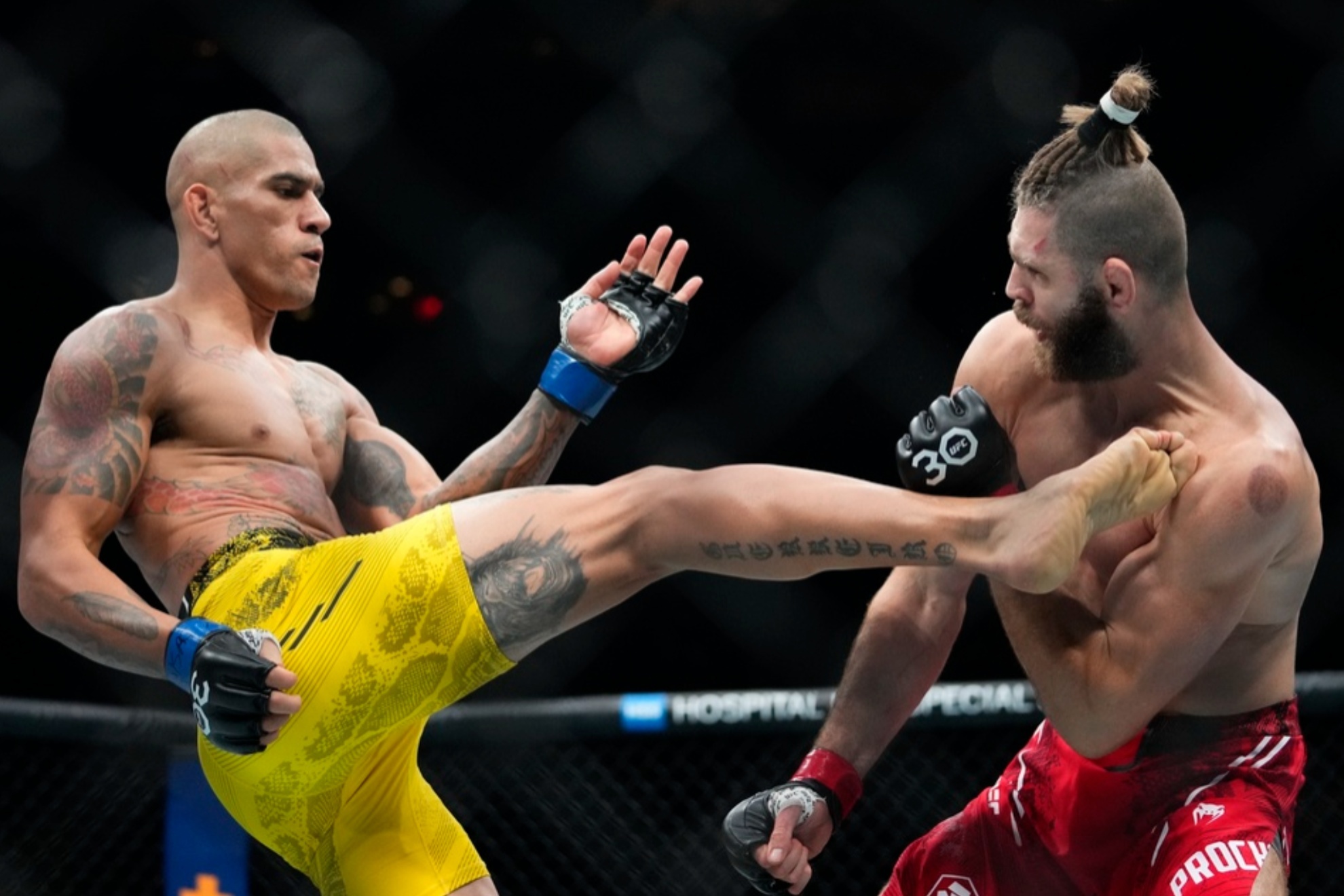 Alex Pereira became a became a two-division MMA champion in UFCs 30th anniversary show