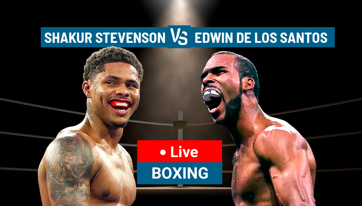 Stevenson vs De los Santos: live updates from T-Mobile Arena in Las Vegas, NV.