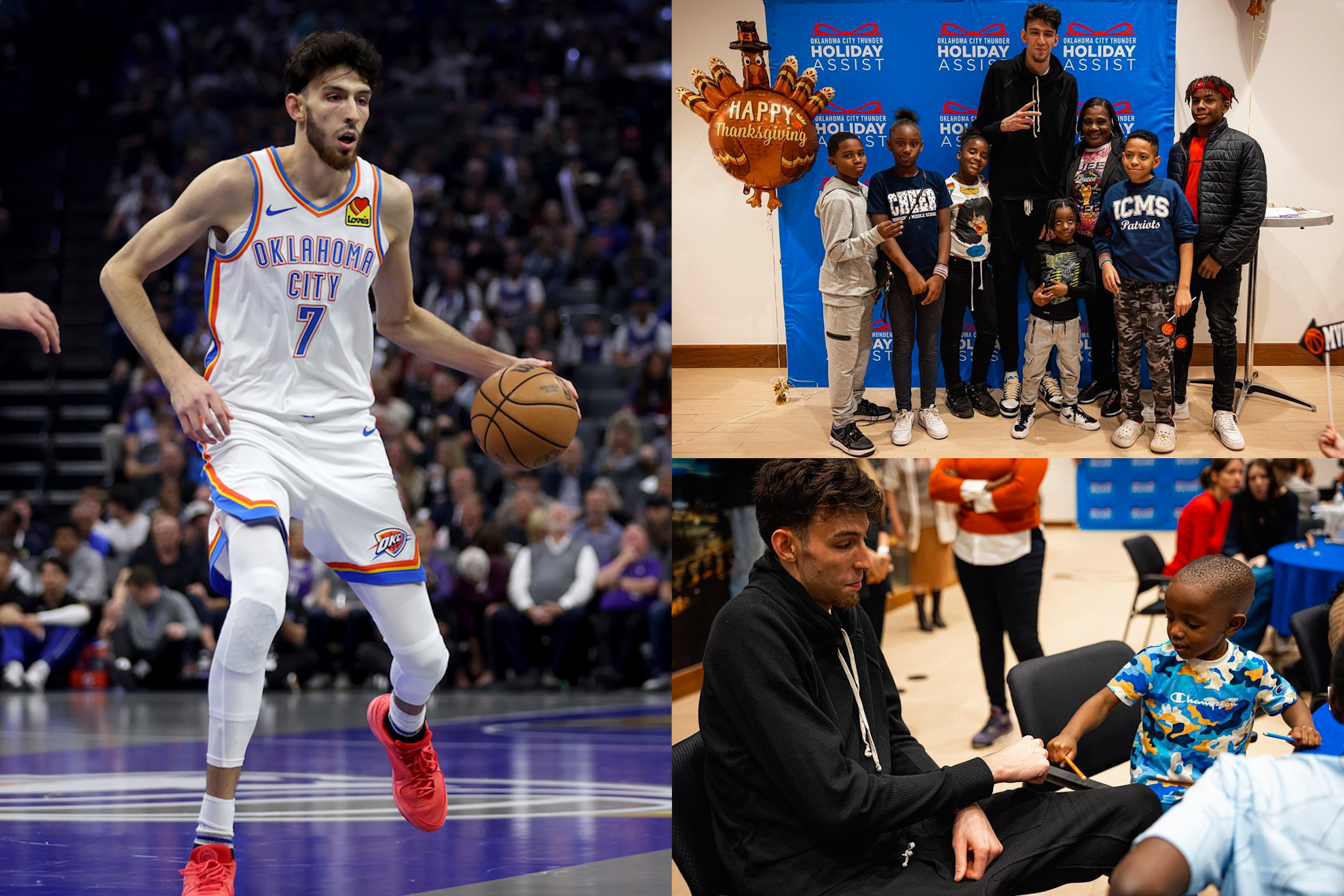 Chet Holmgren / Chet Holmgren Hosts Thanksgiving Dinner for Foster Families