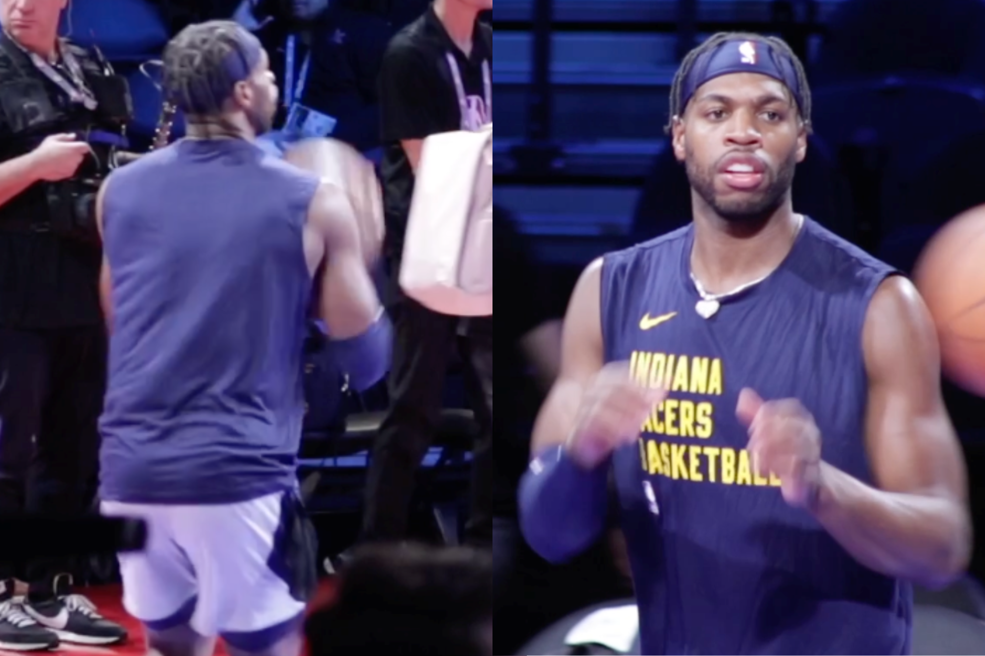 Buddy Hield during the Indiana Pacers practice.