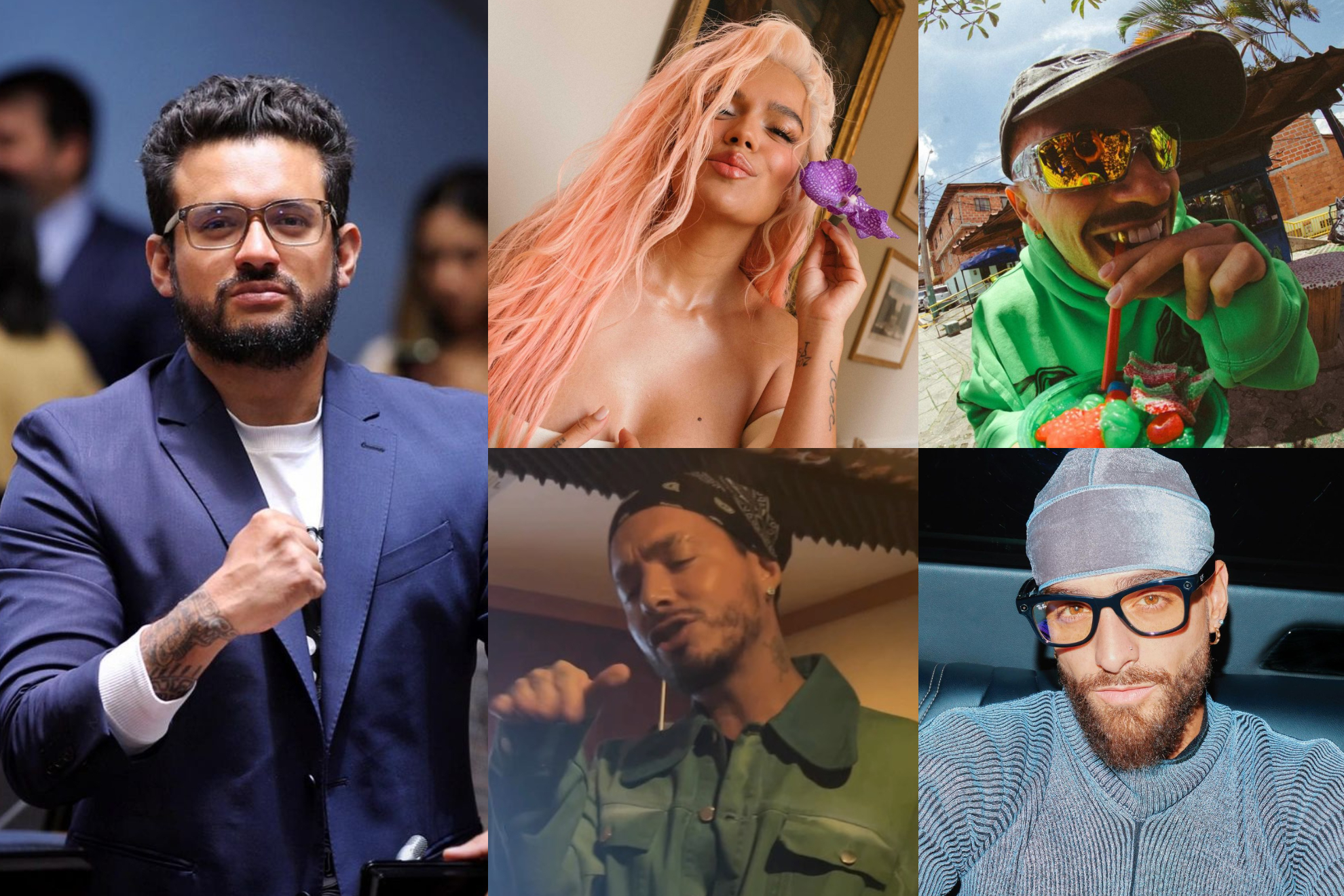 Congressman uses Karol G, Feid, Maluma and J Balvin to defend approval of cannabis in Colombia