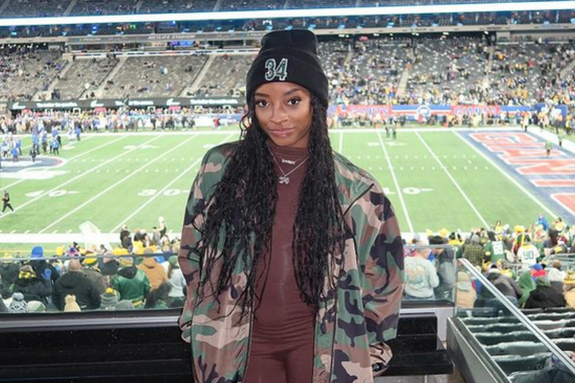 The photo of Simone Biles that sparked speculation.