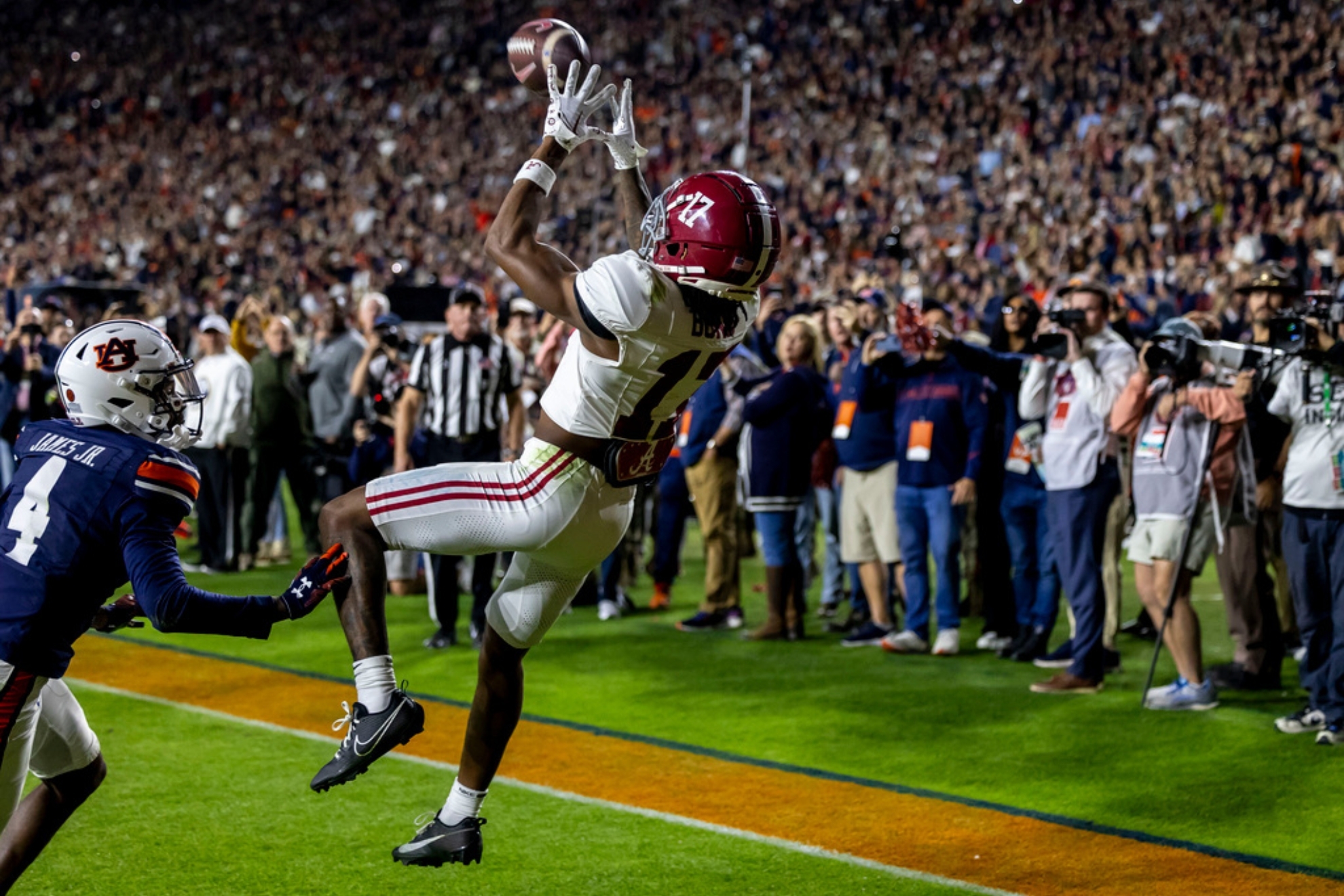 Bama won the game on 4th & Goal from the 30 yard line