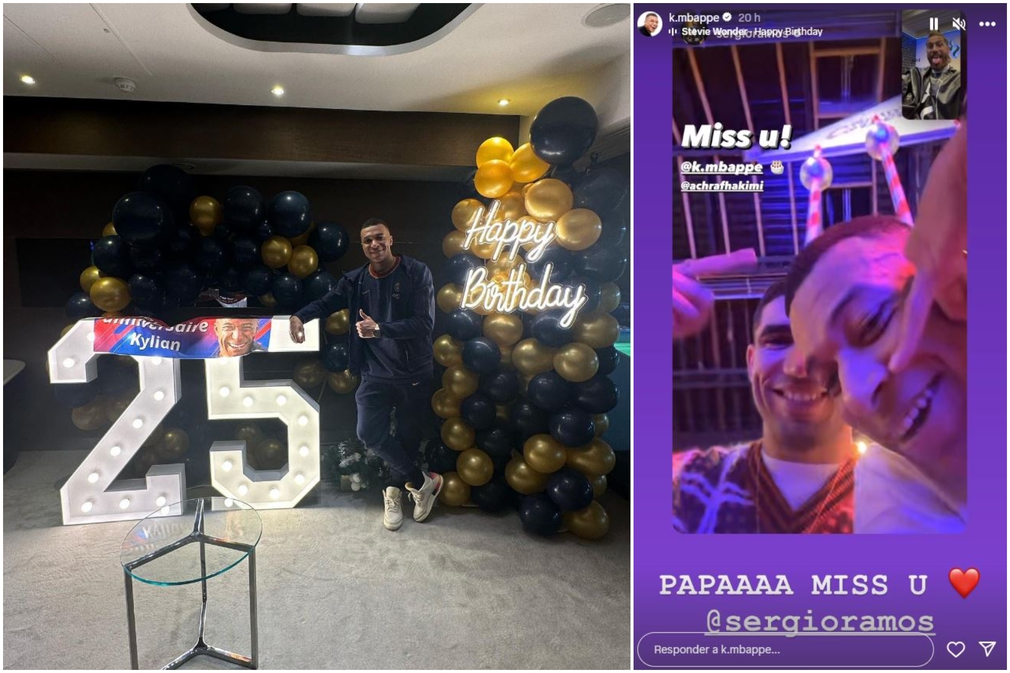 Sergio Ramos gatecrashes Mbappes birthday party: Papa, I miss you