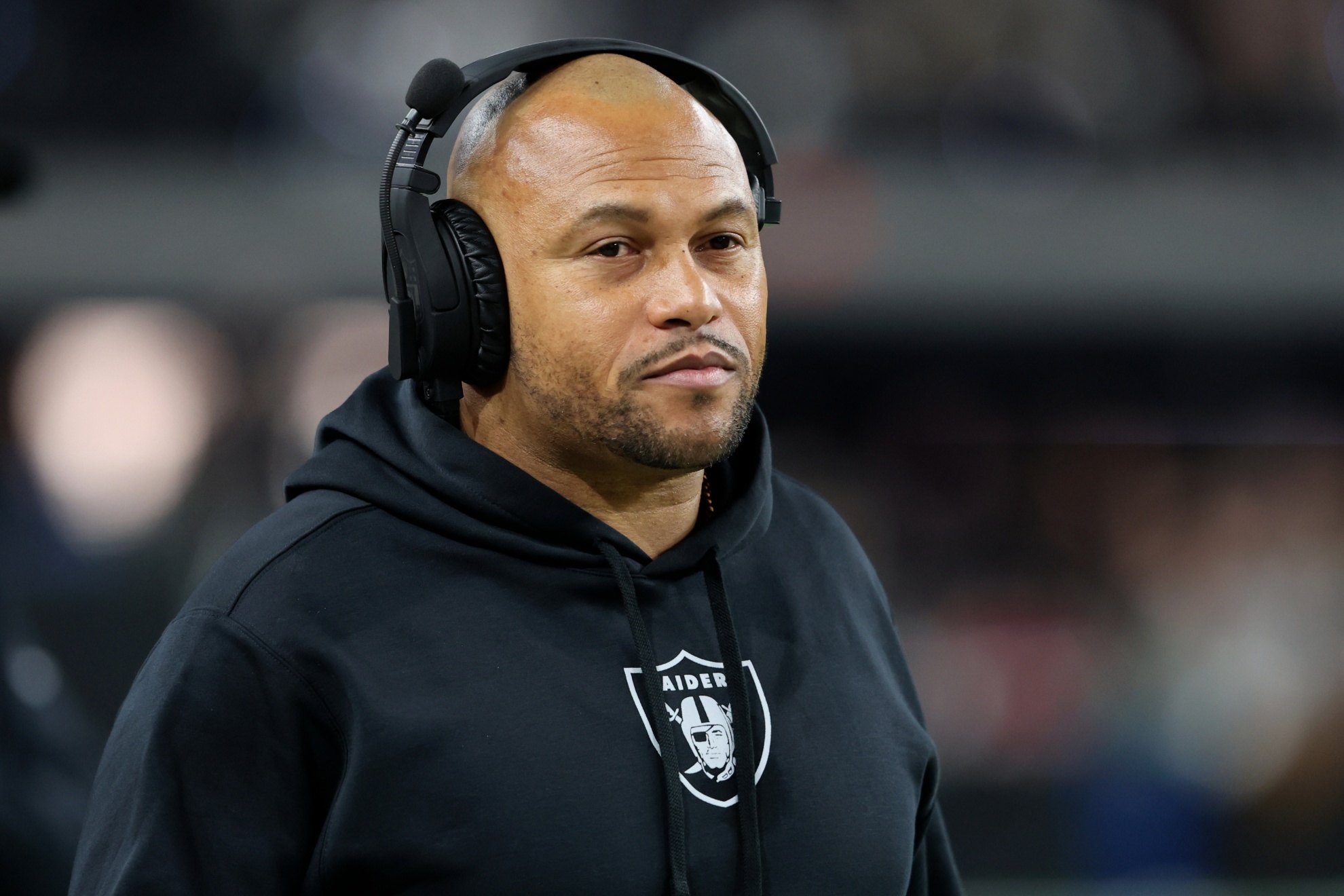 Las Vegas Raiders interim coach Antonio Pierce.