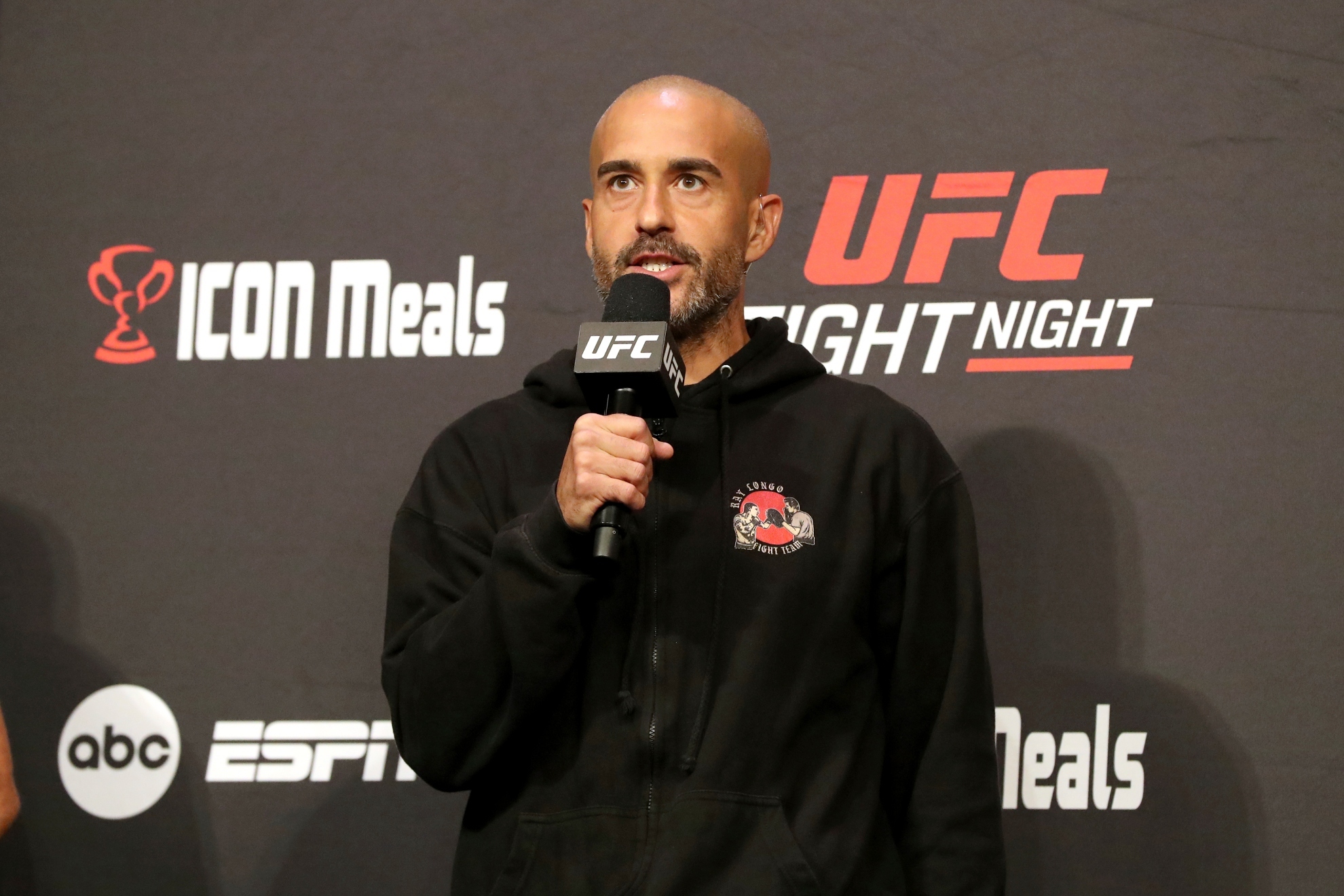 Jon Anik at a UFC weigh-ins