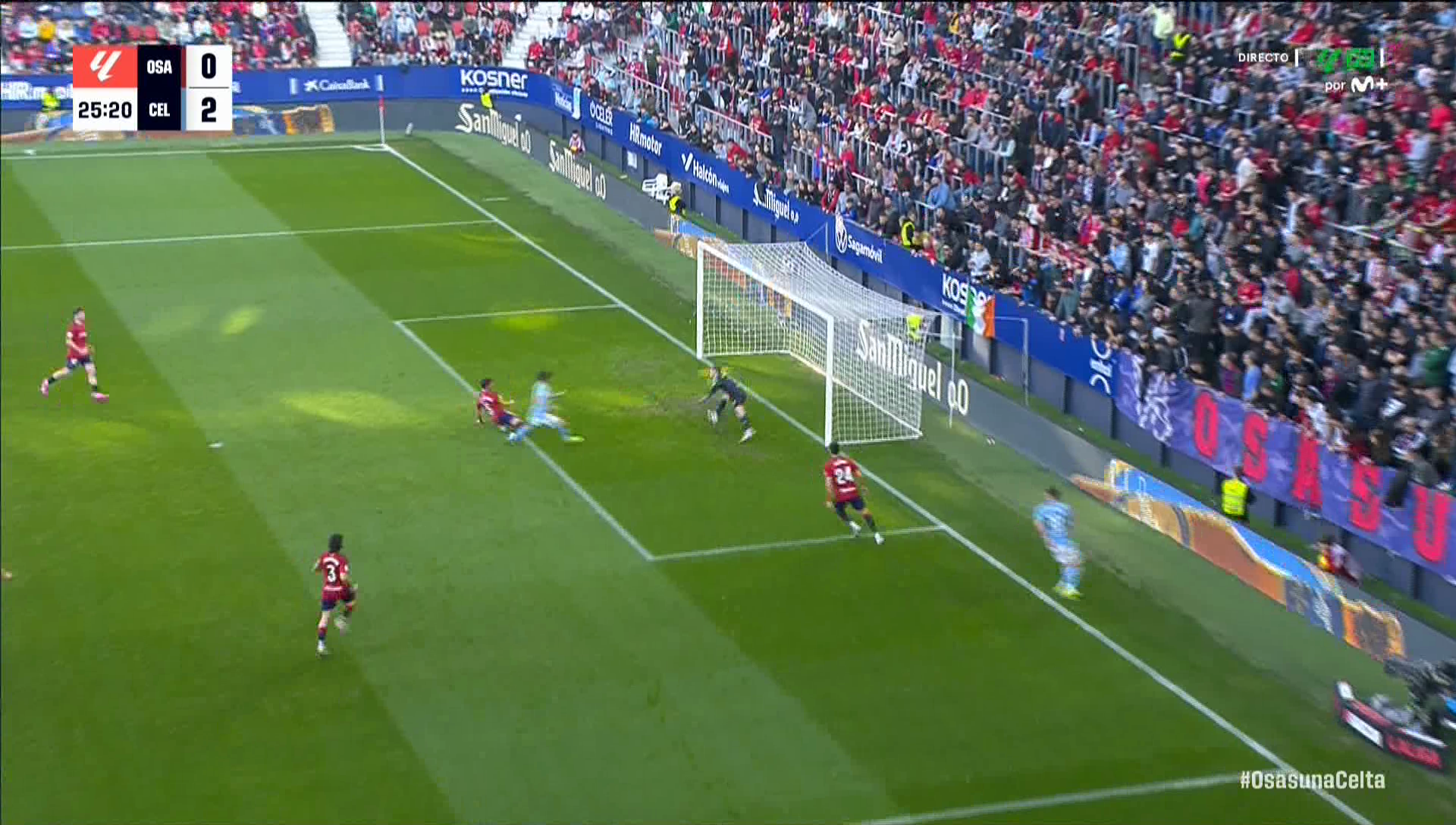 Osasuna - Celta: resumen, resultado y goles del partido de LaLiga EA Sports