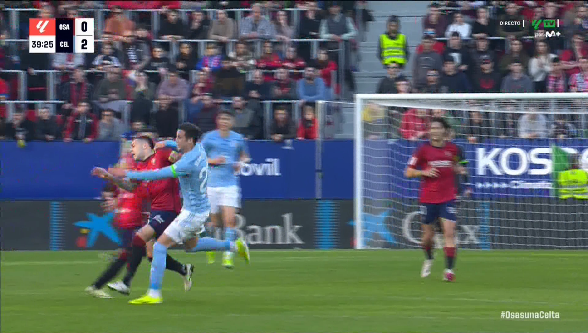 Osasuna - Celta: resumen, resultado y goles del partido de LaLiga EA Sports