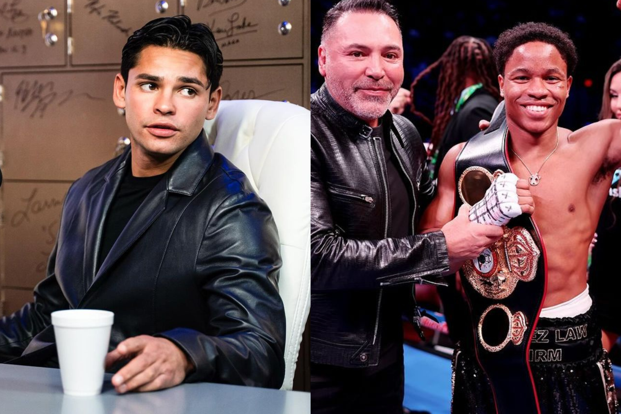 Could Oscar De La Hoya pit the two Golden Boy boxers against each other?