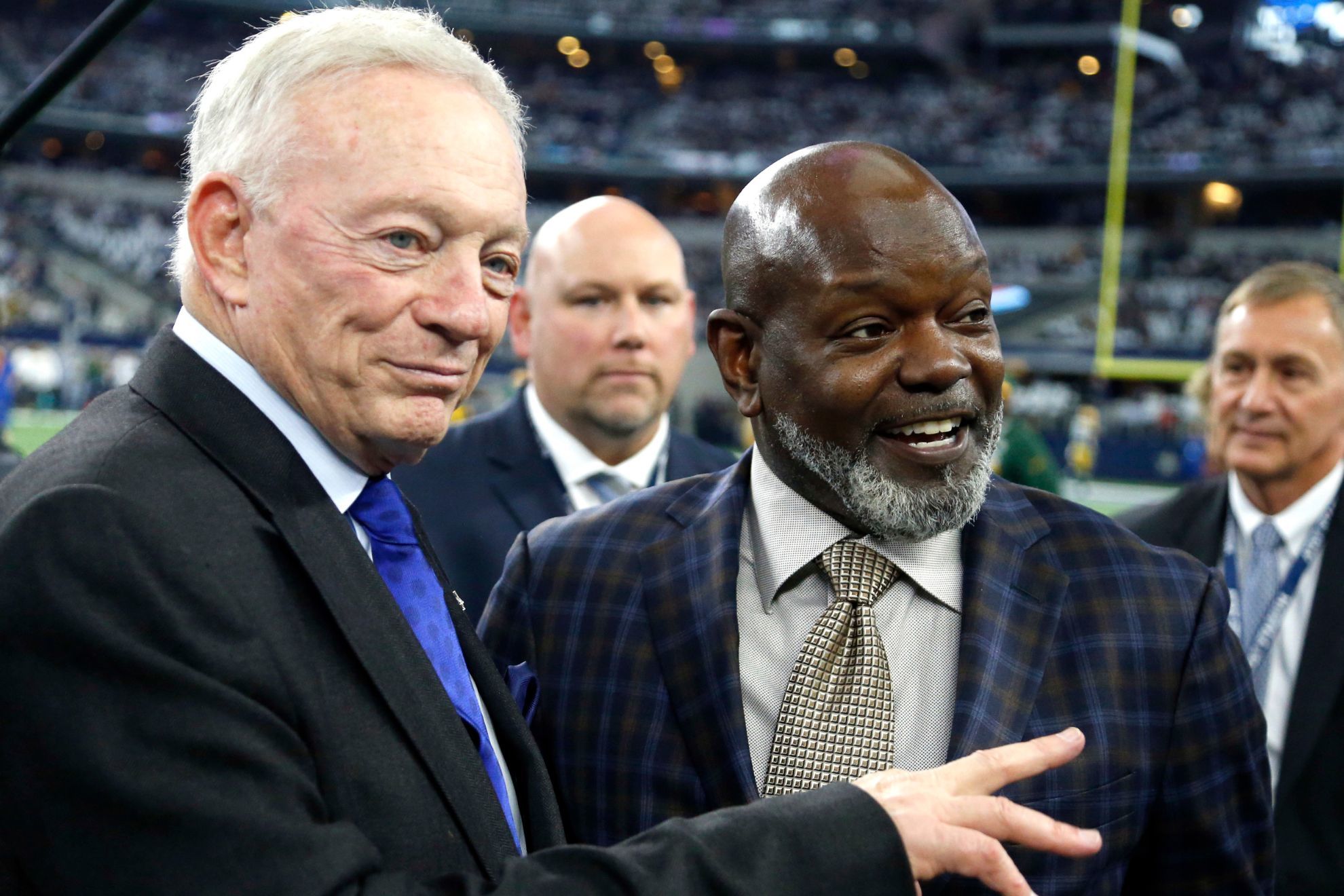 Jerry Jones and Emmitt Smith