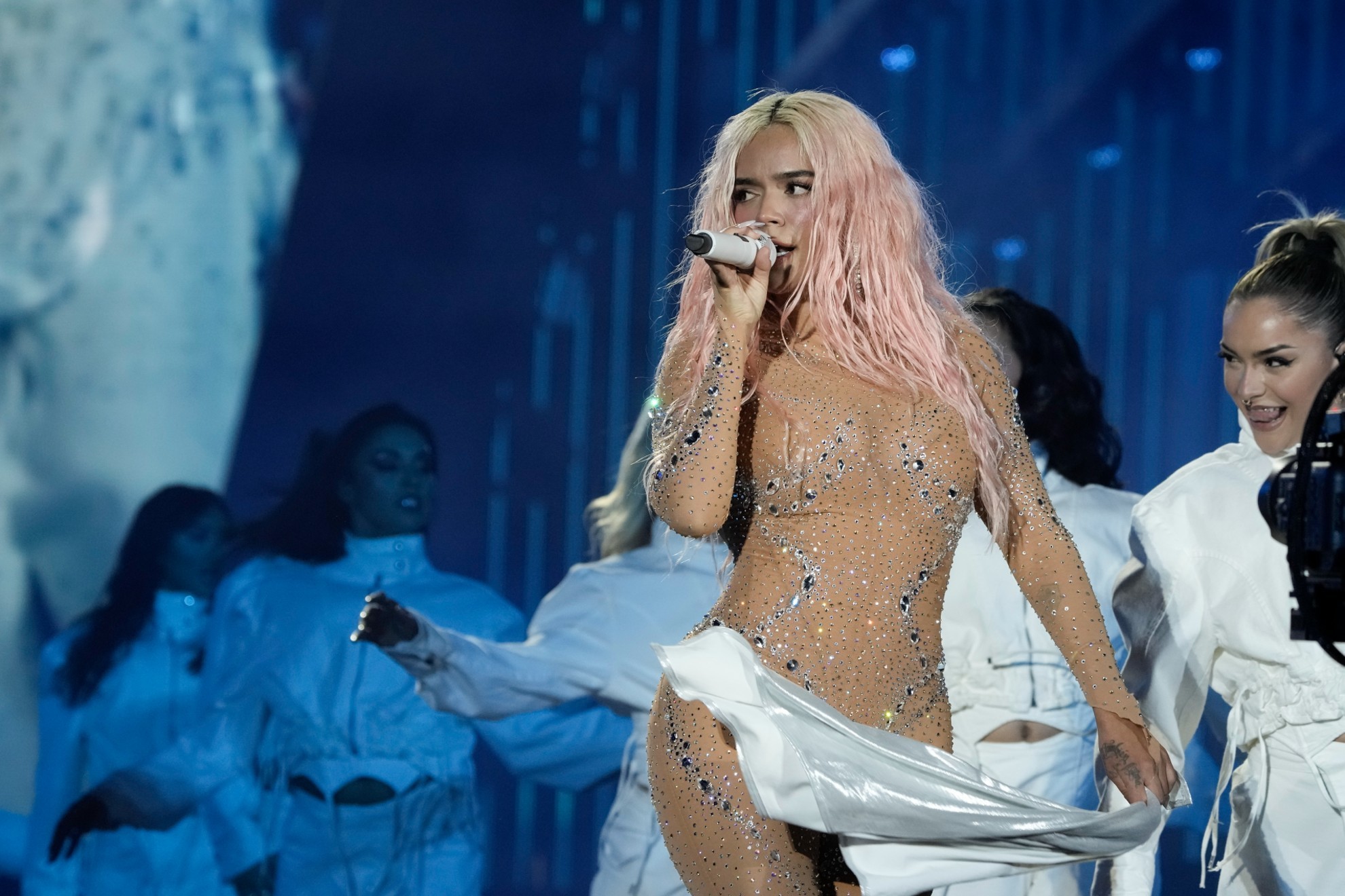 Karol G gets the scare of her life after her private plane crash lands in Los Angeles