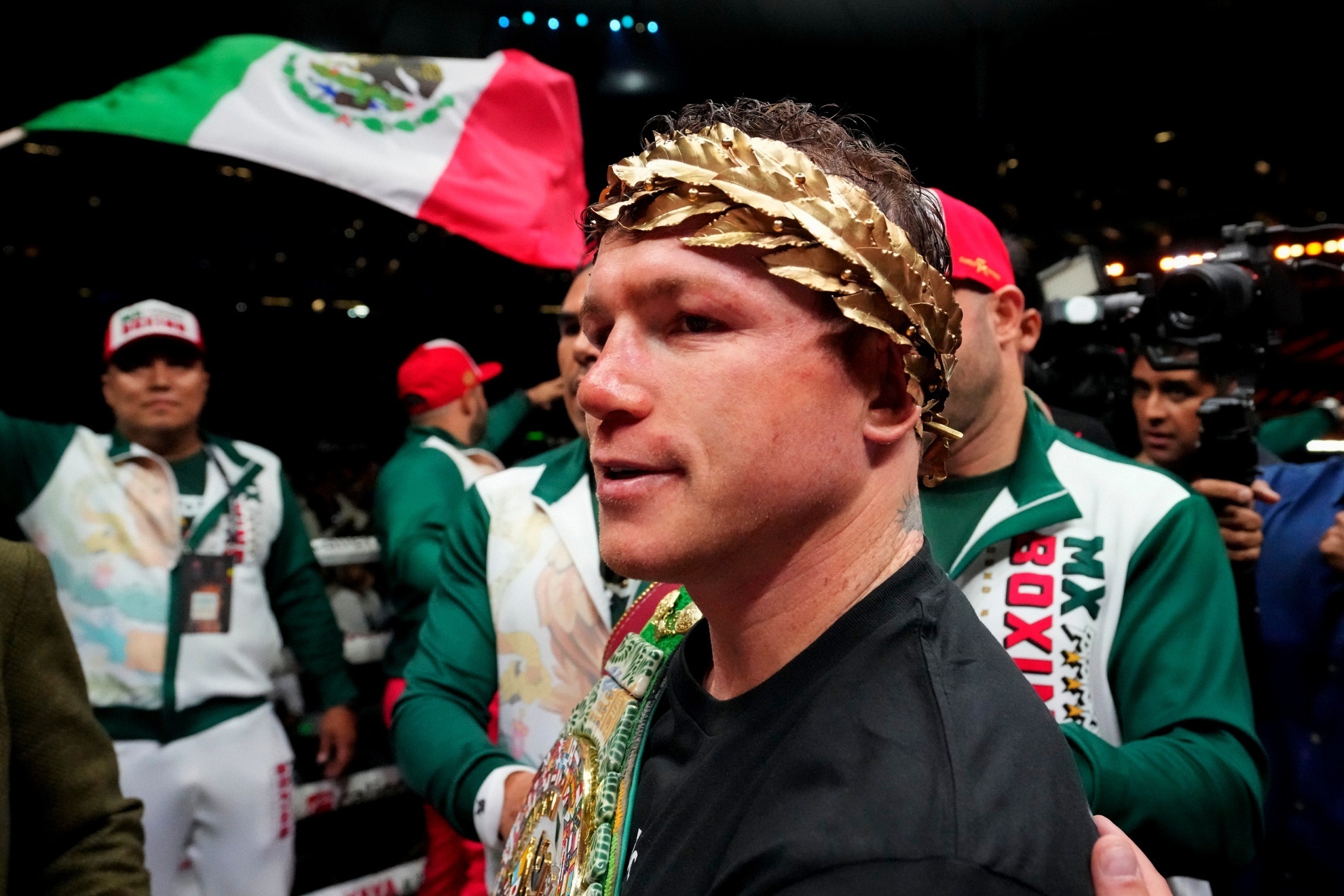 Canelo Alvarez during Cinco de Mayo is always a show.