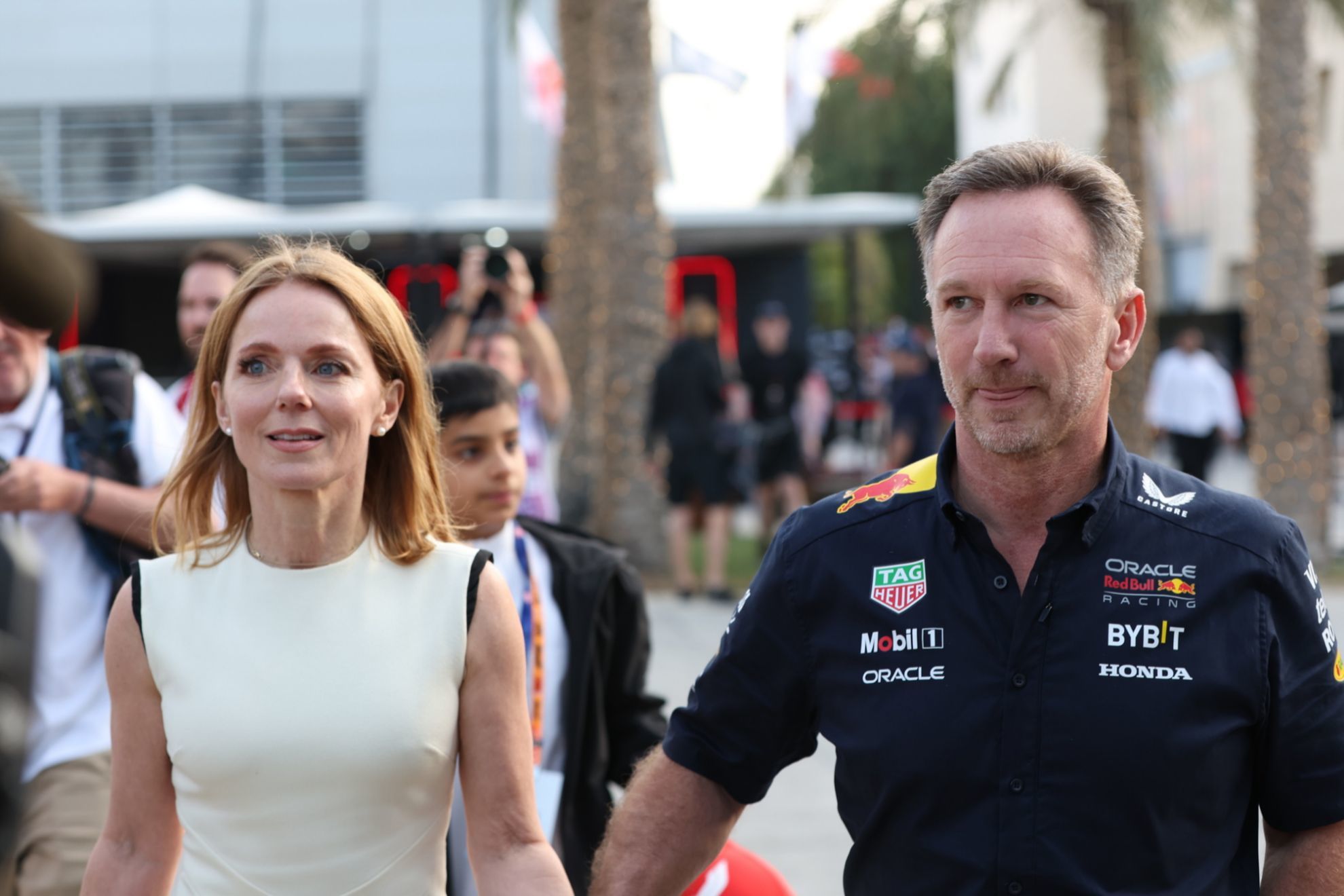Geri and Christian Horner.