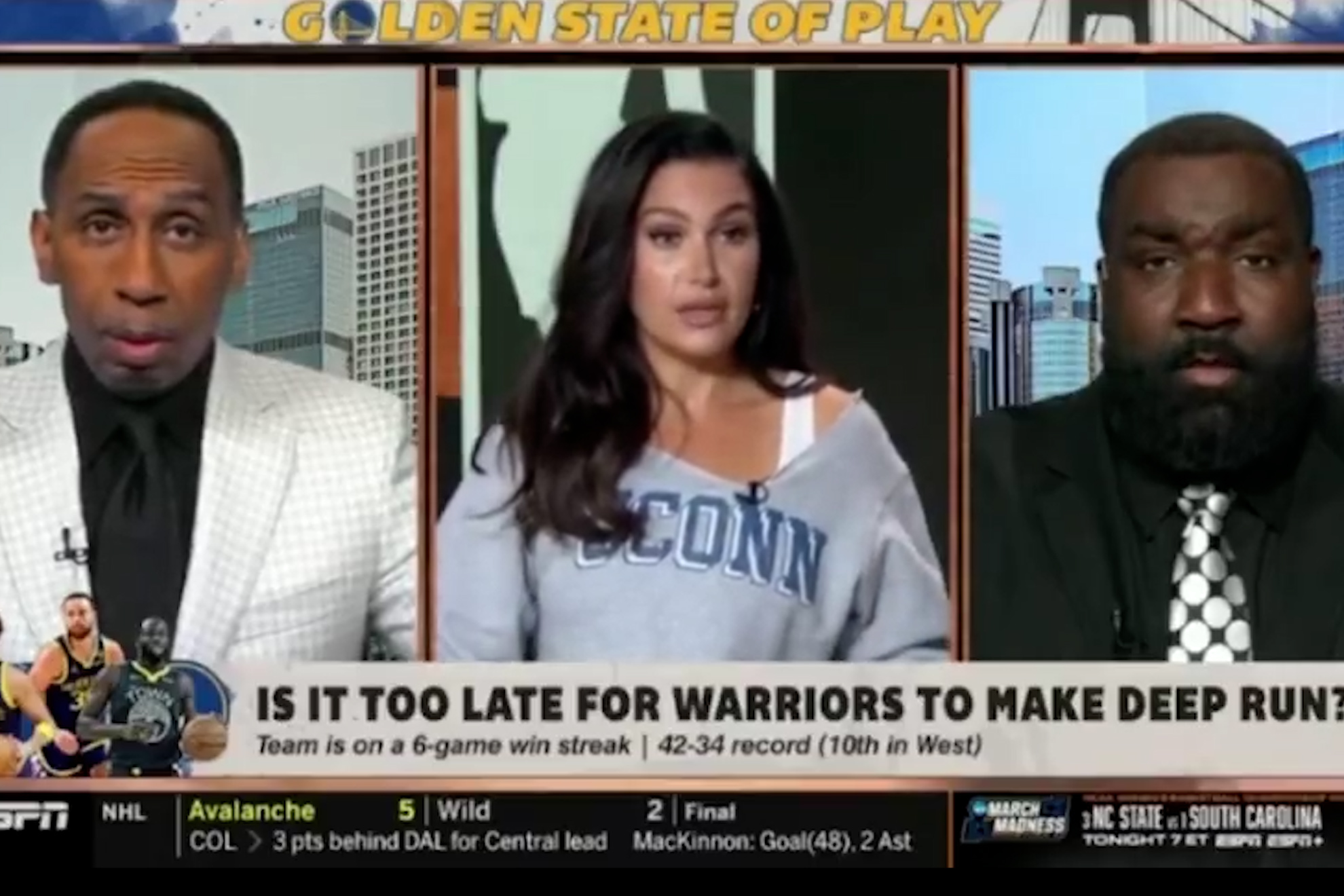 Molly Qerim shakes during N.Y earthquake hit on ESPN