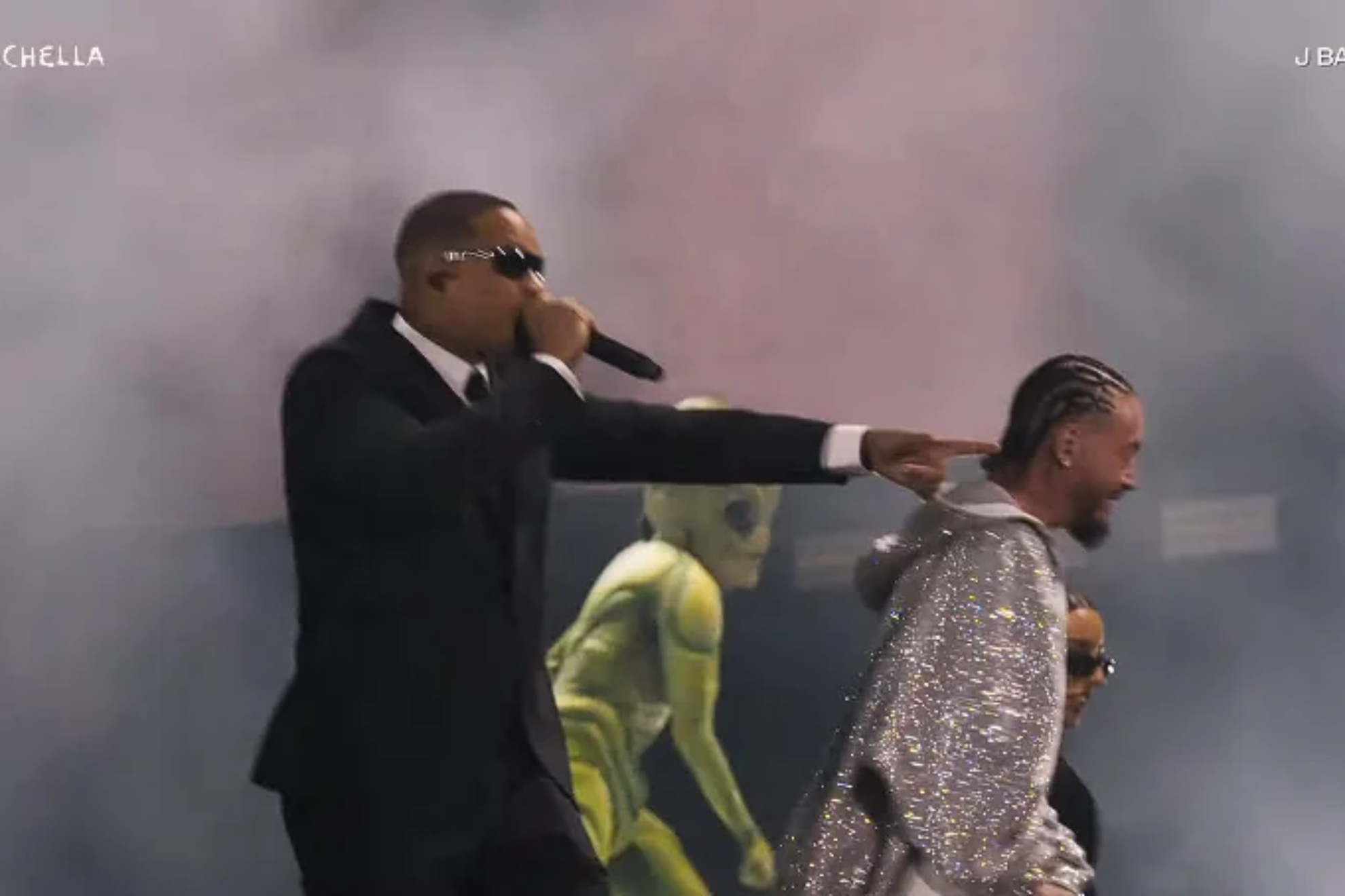 Will Smith and J Balvin.