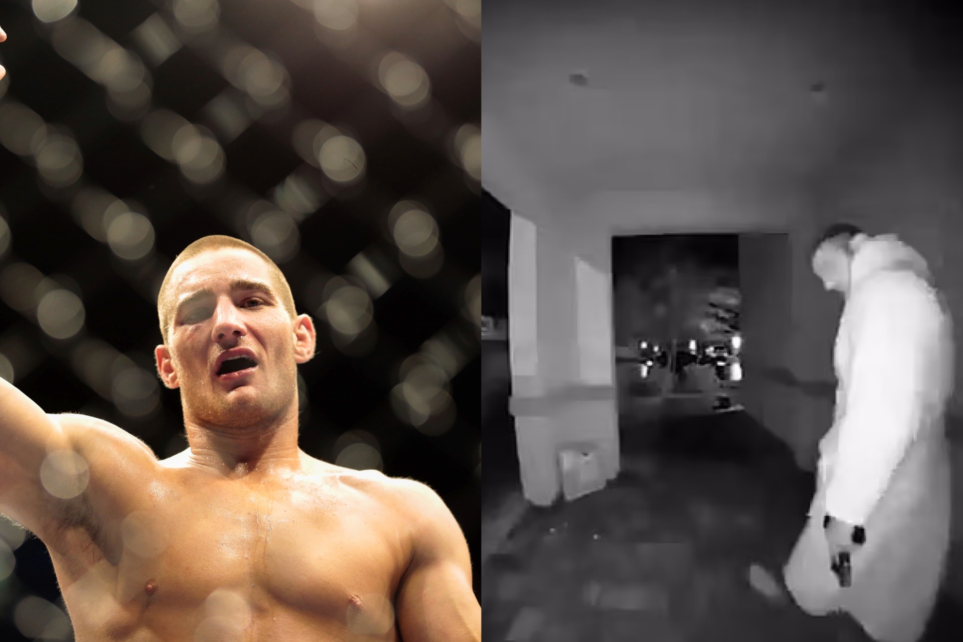 Sean Strickland responds to the doorbell